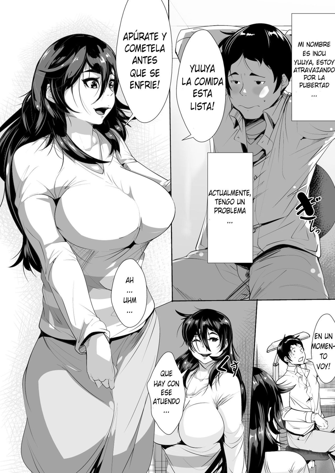 [AKYS Honpo] Haha ni Horeteshimatta Musuko to Kimochi o Butsukeacchau Ichiya [Spanish] [MIIIILF!!!!] numero di immagine  2