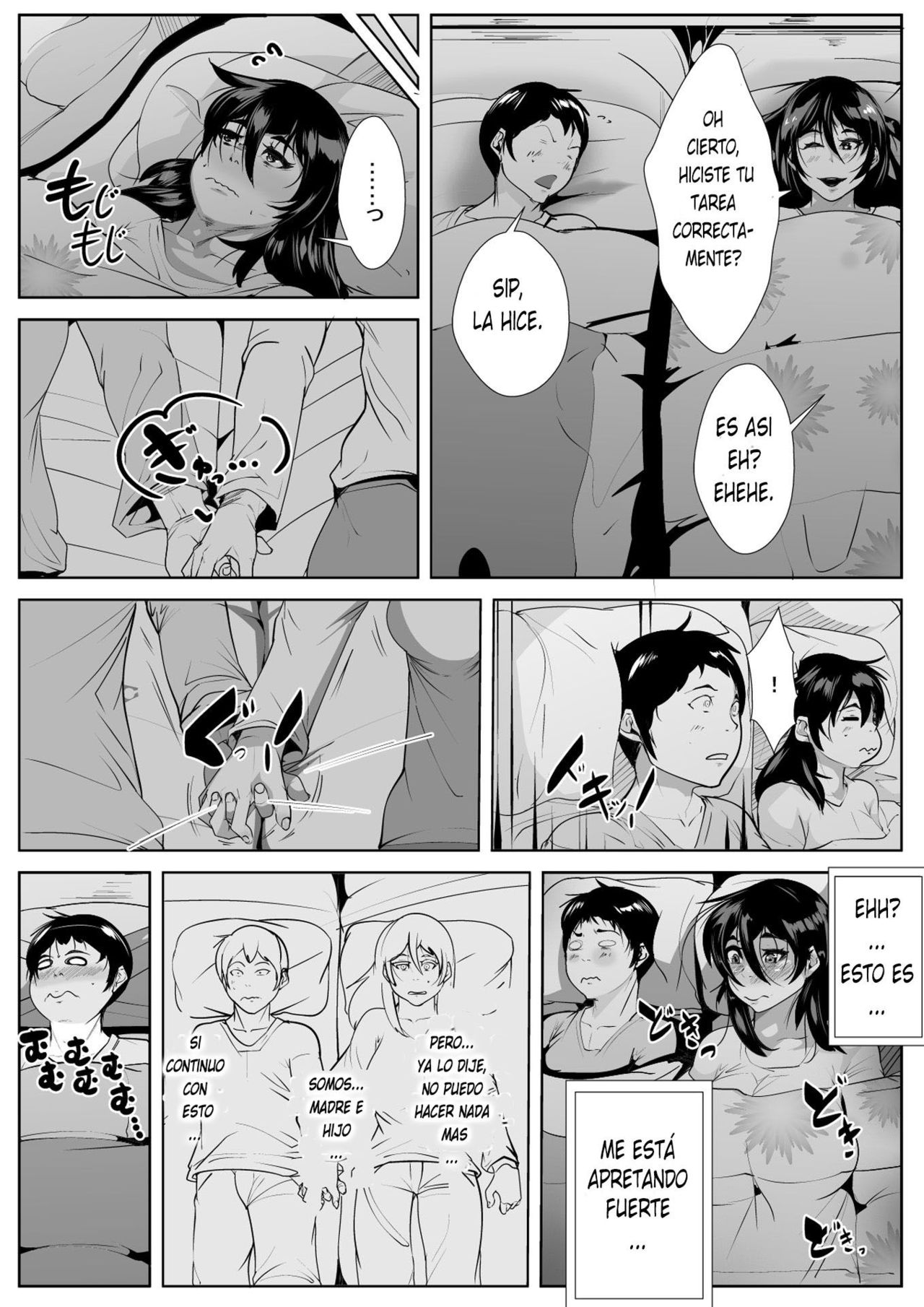 [AKYS Honpo] Haha ni Horeteshimatta Musuko to Kimochi o Butsukeacchau Ichiya [Spanish] [MIIIILF!!!!] numero di immagine  16