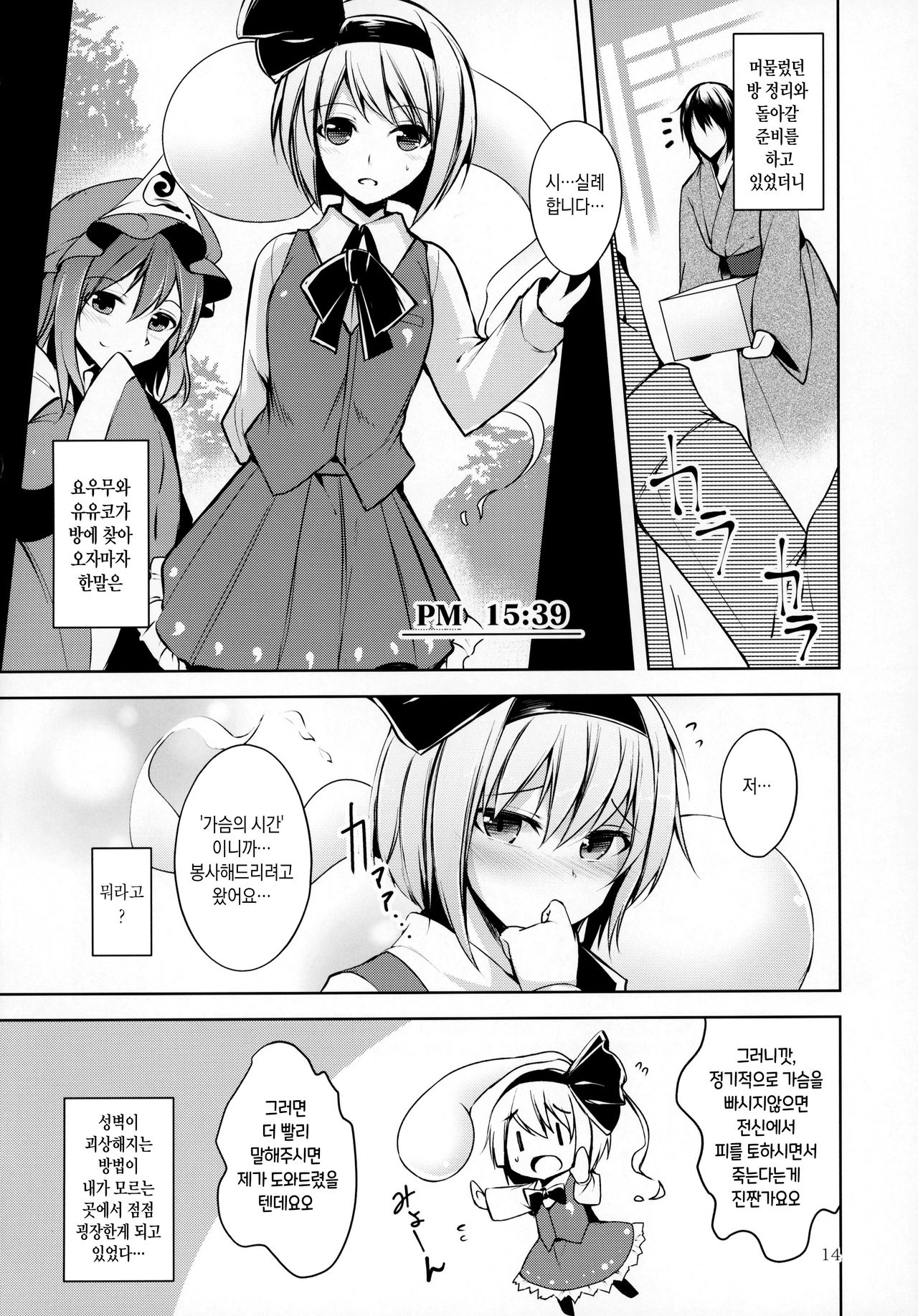 (C95) [Midorineko (Midori)] Hakumayo Schedule PM | 하얀심야의 스케쥴PM (Touhou Project) [Korean] [시뮬라시옹] numero di immagine  15