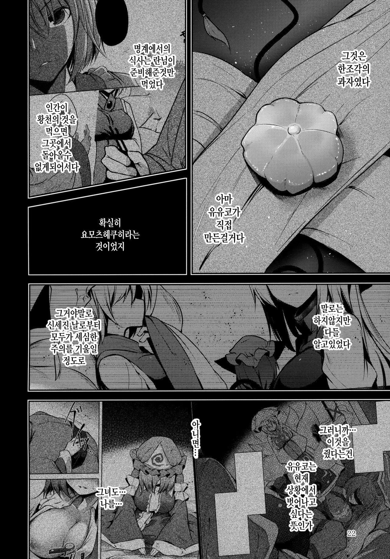 (C95) [Midorineko (Midori)] Hakumayo Schedule PM | 하얀심야의 스케쥴PM (Touhou Project) [Korean] [시뮬라시옹] numero di immagine  23