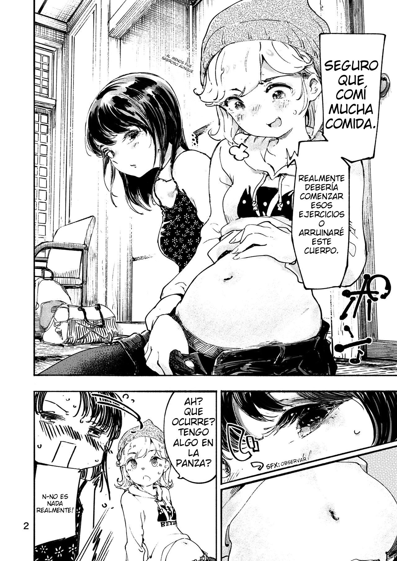 [Hirojirabo (Ishikawa Hirodi)] Nakayoshi Oheso Onsen Ryokou | My Friend's Navel Spring Trip [Spanish] [Eros no Fansub]  [Digital] numero di immagine  3