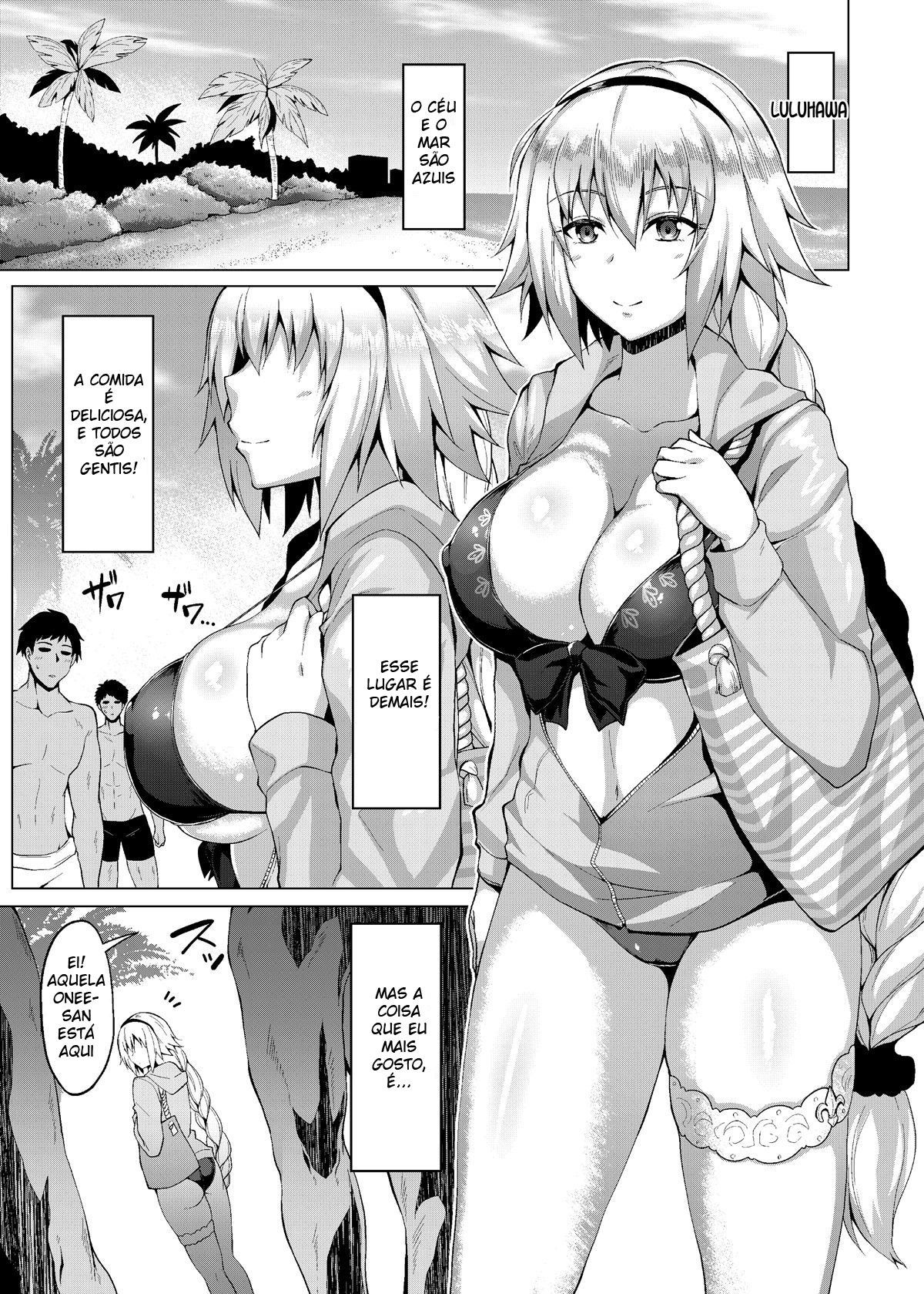 [Saint Seiya (Saint Shiro)] Natsu o Tanoshimimashou. (Fate/Grand Order) [Portuguese-BR] [DiegoVPR] [Digital] imagen número 2