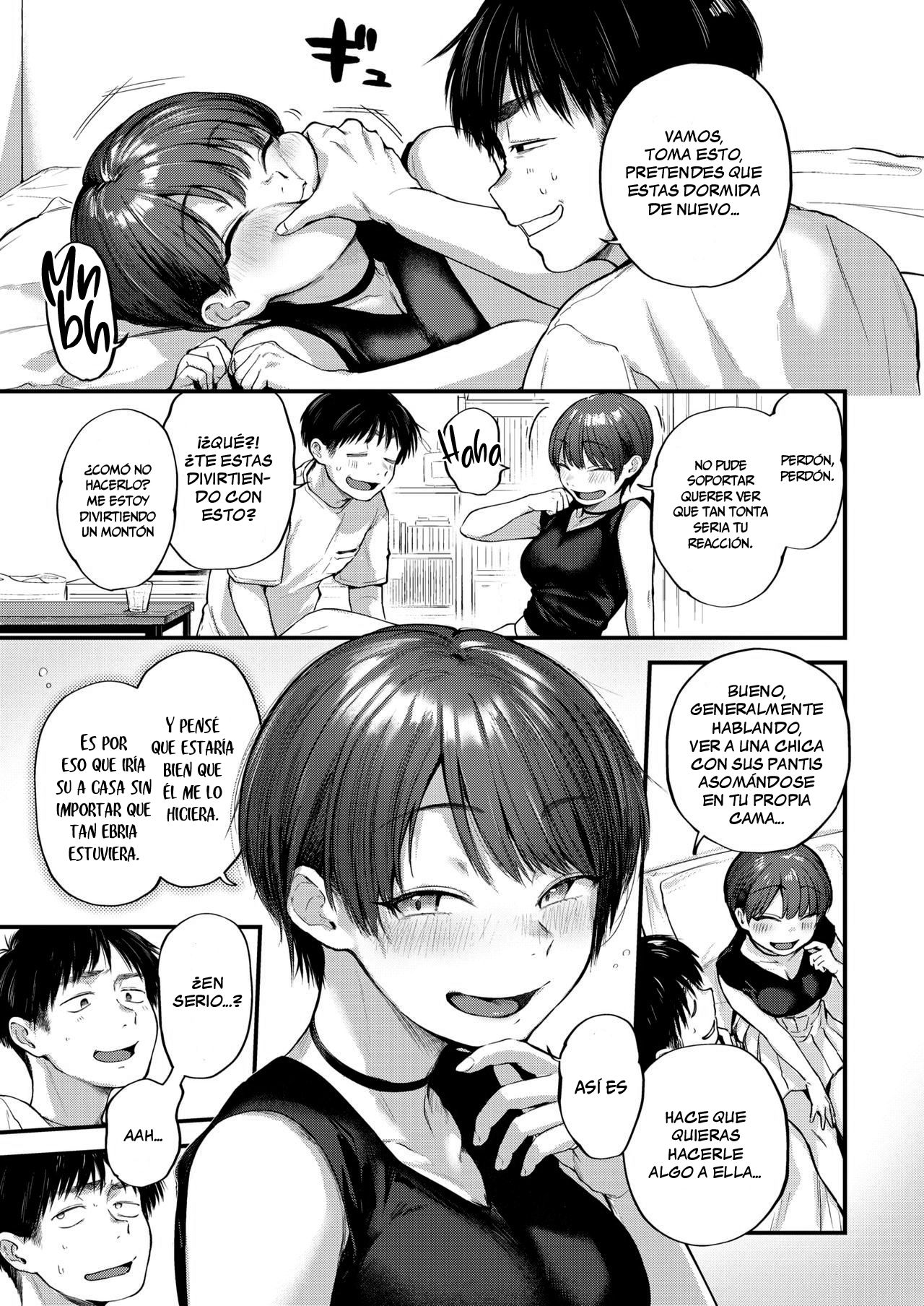 [Gosaiji] Nariyuki no Punch Line (COMIC Kairakuten 2021-09) [Spanish] [Chunchunmaru Translations] [Digital] image number 7