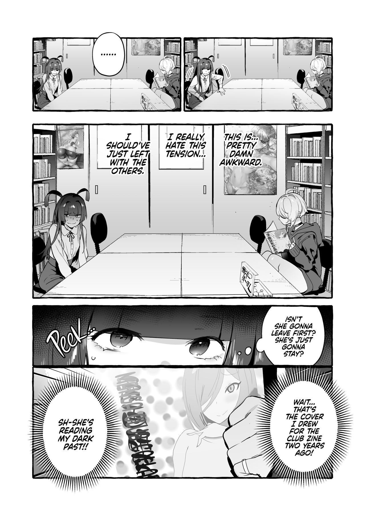 [Hibon (Itami)] OtaCir no KuroGal VS Bokura | Otaku Gyaru VS Us [English] {2d-market.com} [Decensored] [Digital] 5eme image