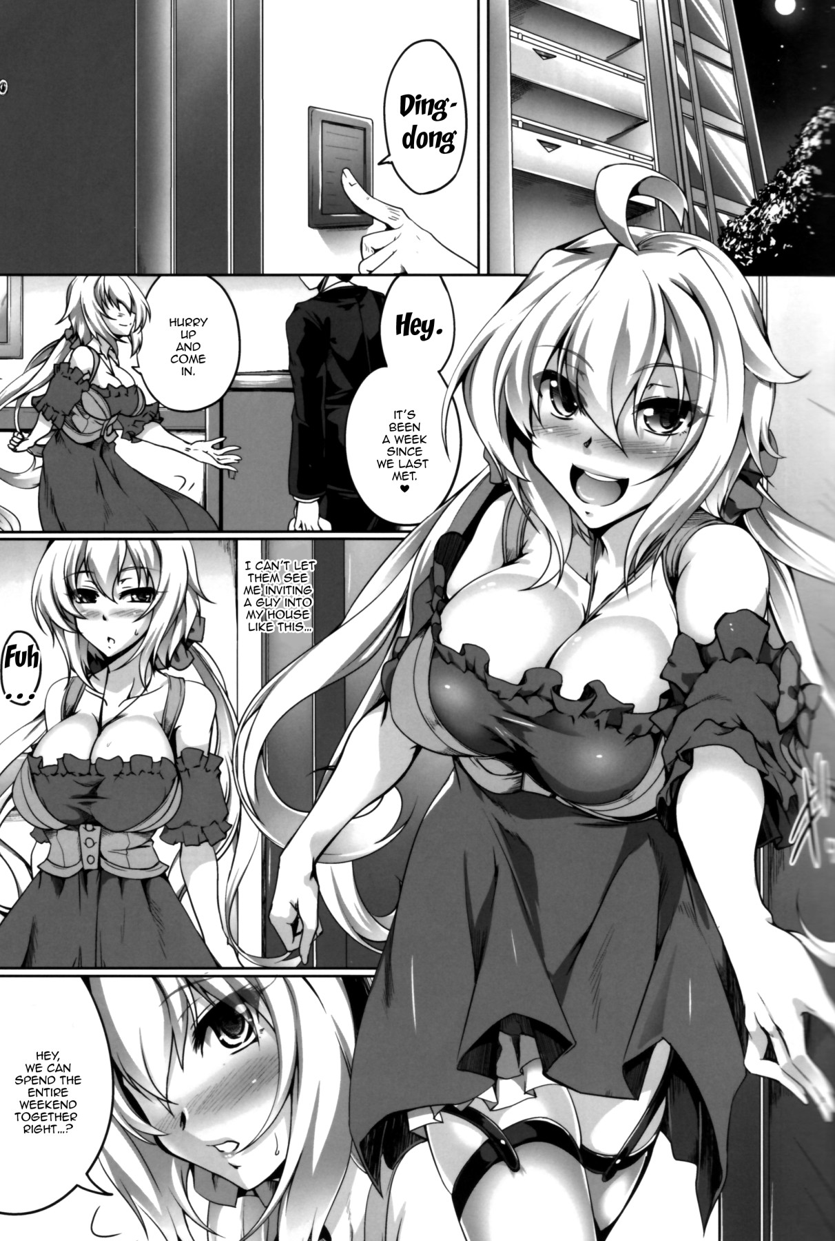 (C92) [Kanten Jigenryuu (Kanten)] Bunny na Chris-chan no Bukkake Milk Party (Senki Zesshou Symphogear) [English] {Doujins.com} изображение № 2