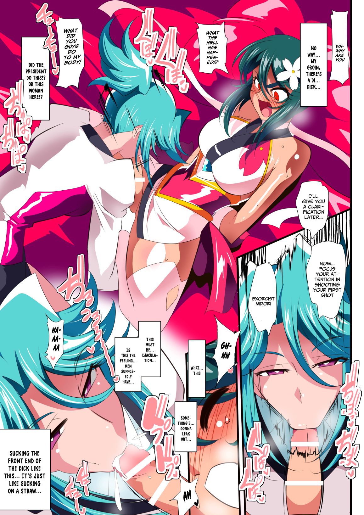 [Warabimochi] Taimadouteishi Midori Ero 02 JK Taimashi VS Futanari Choukyoushi [English] [xinsu] 图片编号 15