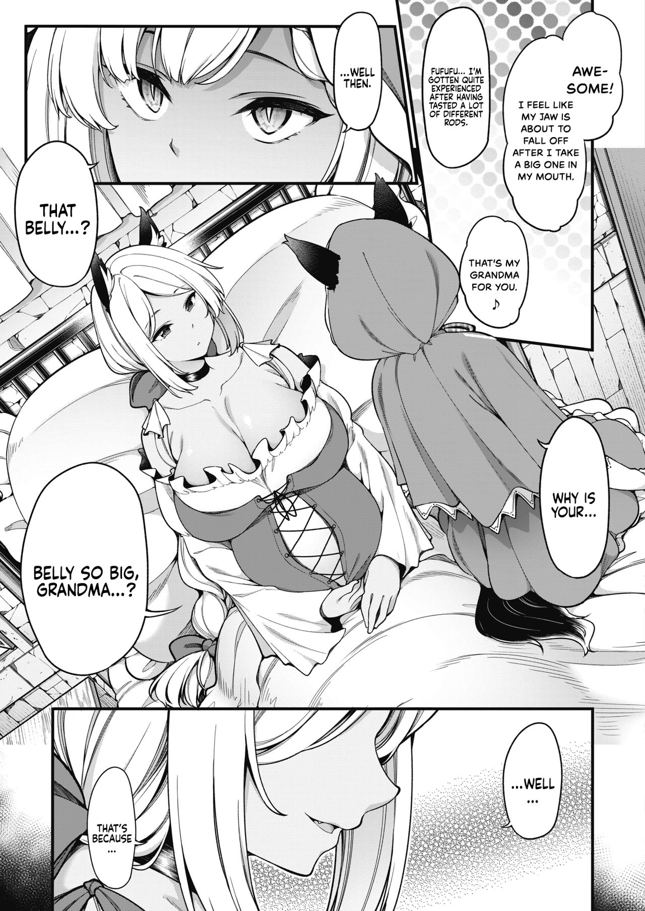 [Sirokuma] Akazukin no Yari○n Obaachan | Little Red Riding Hood’s Slut Grandma (COMIC HOTMILK 2021-10) [English] [Coffedrug] [Digital] imagen número 7