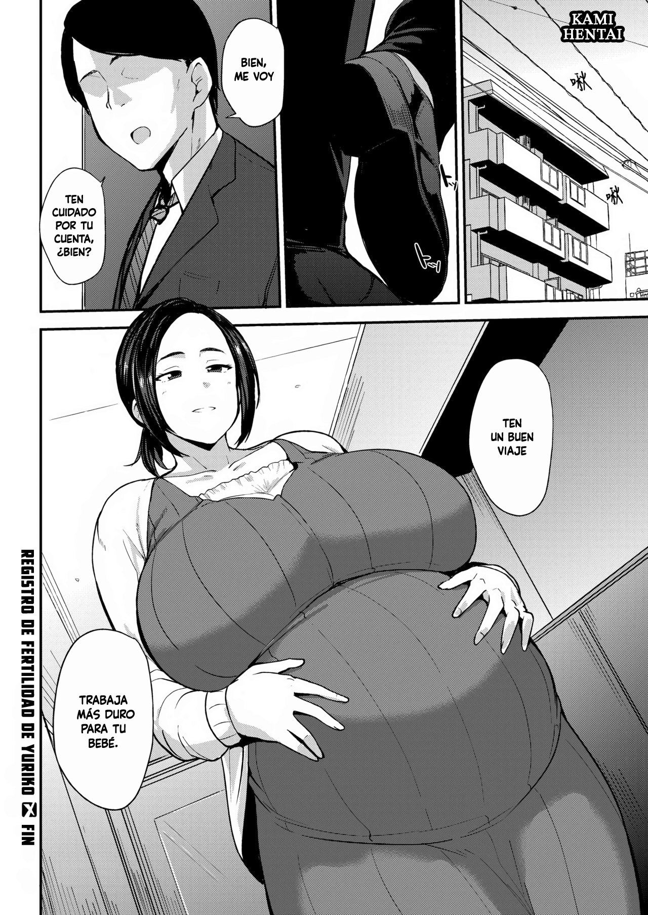[Nanao Yukiji] Yuriko-san no Ninkatsu Kiroku | Registro de fertilidad de Yuriko (COMIC X-EROS #74) [Spanish] [Kamihentai] [Digital] imagen número 22