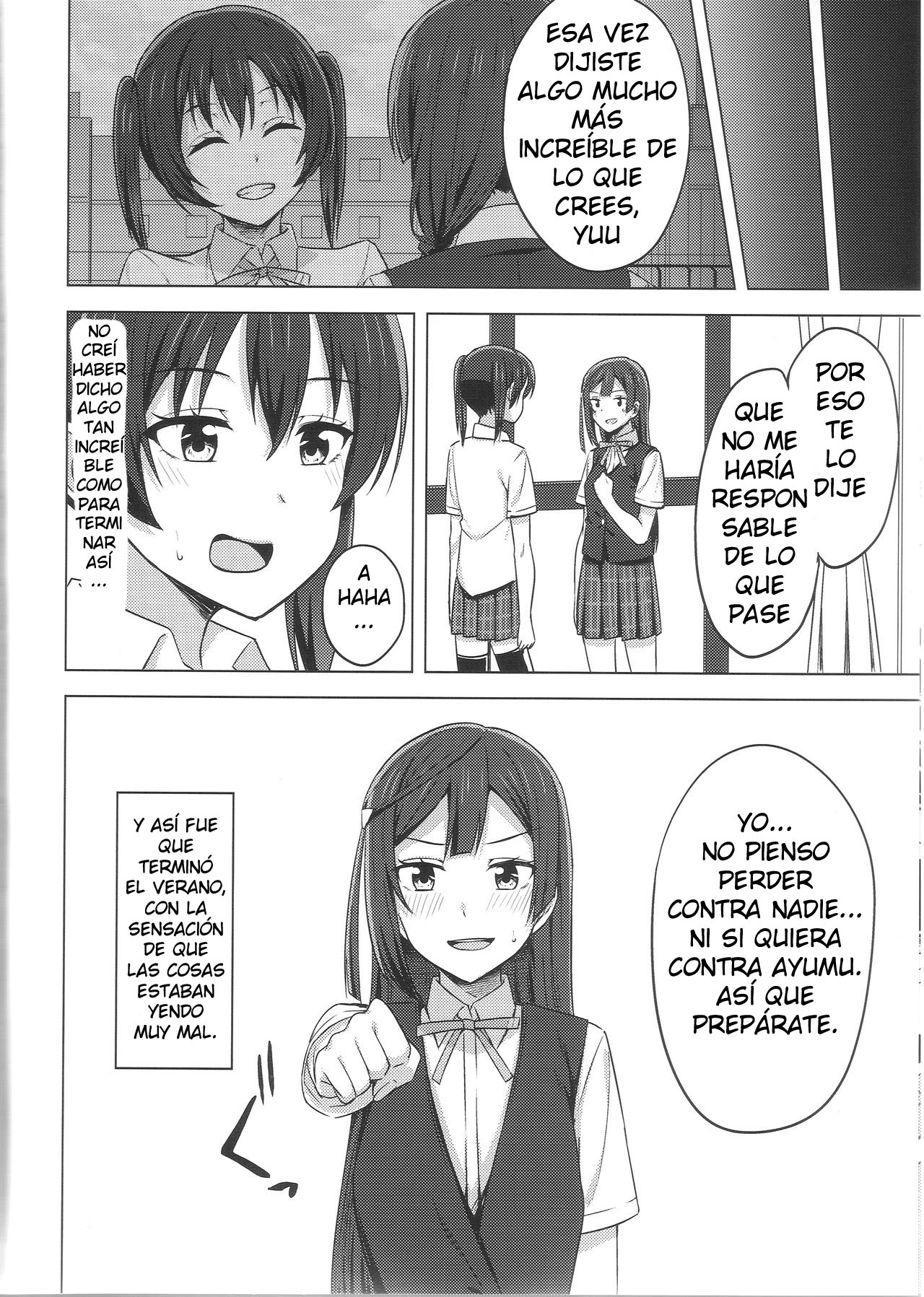 (Nijiiro no jokei) [Enokoro Kurage (NOSA)] Tomaranai HEART | Corazón Imparable (Love Live! Nijigasaki High School Idol Club) [Spanish] [Revinness] Bildnummer 15