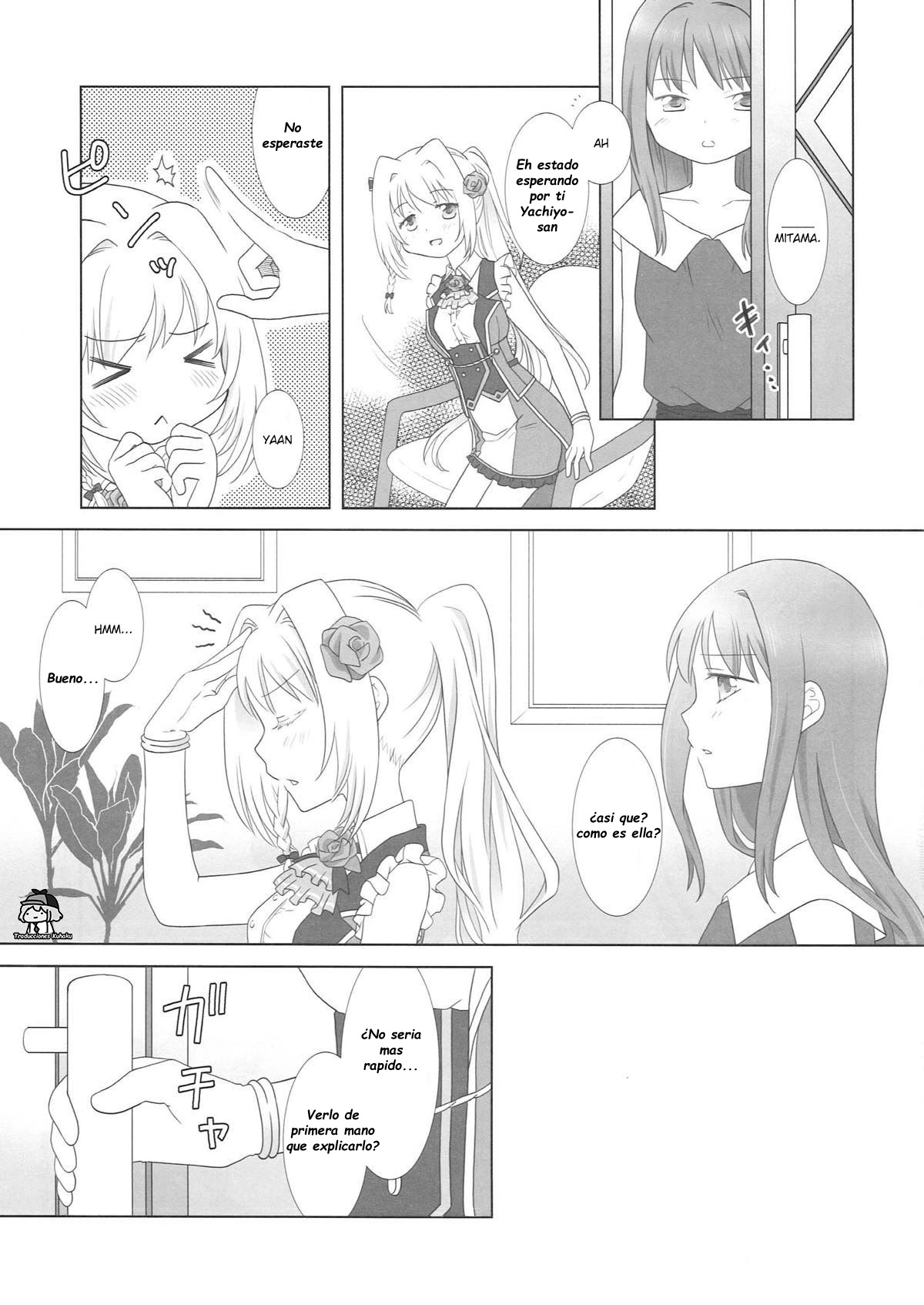 [pecon (Kino)] Houkiboshi to Kaketa Tsuki (Puella Magi Madoka Magica Side Story: Magia Record) [Spanish] [Kuhaku] [Digital] image number 2