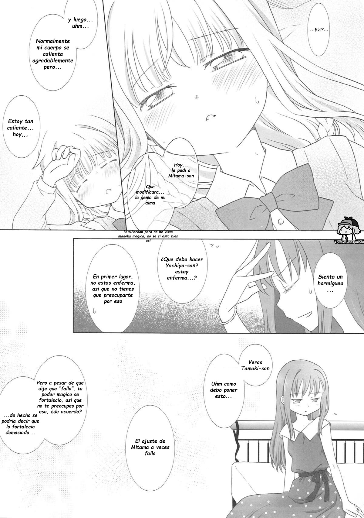 [pecon (Kino)] Houkiboshi to Kaketa Tsuki (Puella Magi Madoka Magica Side Story: Magia Record) [Spanish] [Kuhaku] [Digital] image number 10