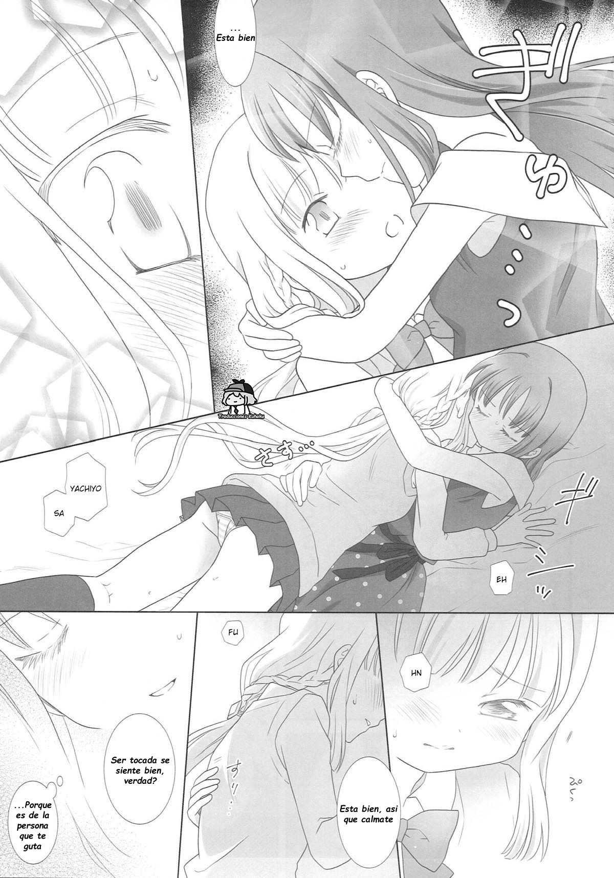 [pecon (Kino)] Houkiboshi to Kaketa Tsuki (Puella Magi Madoka Magica Side Story: Magia Record) [Spanish] [Kuhaku] [Digital] image number 14