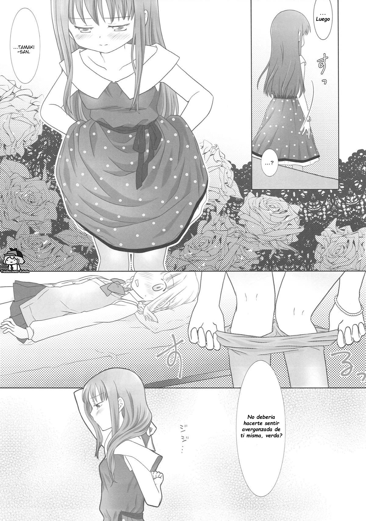 [pecon (Kino)] Houkiboshi to Kaketa Tsuki (Puella Magi Madoka Magica Side Story: Magia Record) [Spanish] [Kuhaku] [Digital] image number 16
