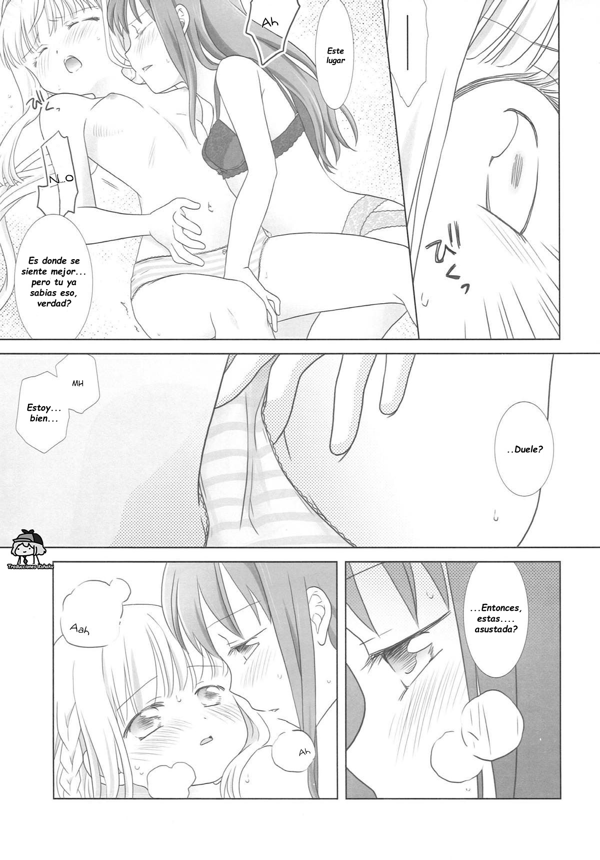 [pecon (Kino)] Houkiboshi to Kaketa Tsuki (Puella Magi Madoka Magica Side Story: Magia Record) [Spanish] [Kuhaku] [Digital] image number 22