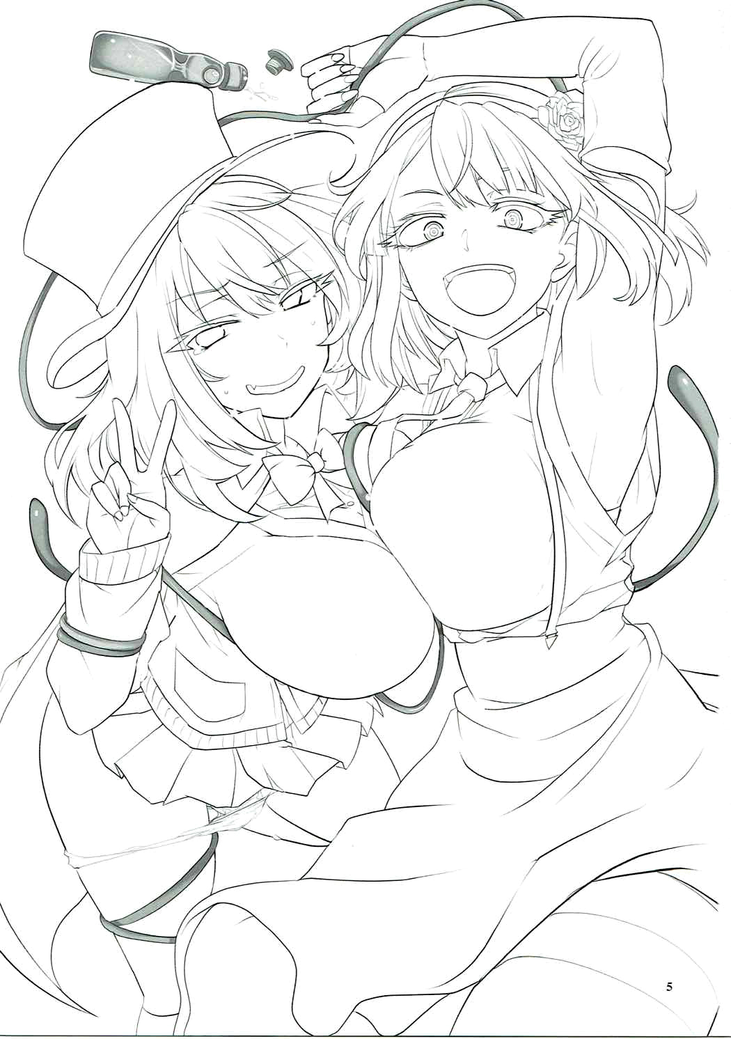 (C91) [BlueMage (Aoi Manabu)] Dagashi Chichi VS Tekoki Senpai (Dagashi Kashi, Tejina Senpai) [french] numero di immagine  2