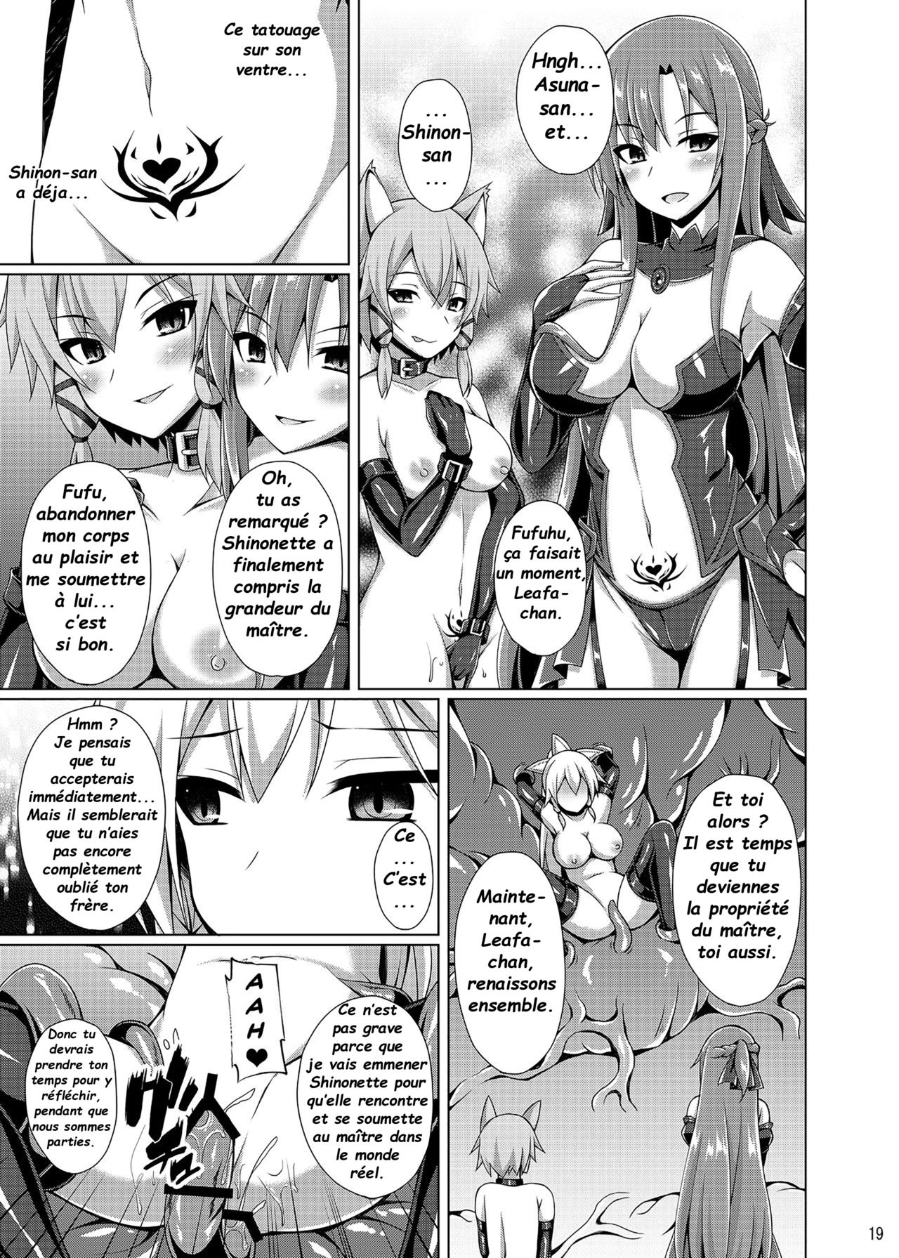 [Imitation Moon (Narumi Yuu)] Kanojo wa Mou "Onii-chan" to wa Yonde Kurenai... (Sword Art Online) [French] [Digital] 图片编号 18