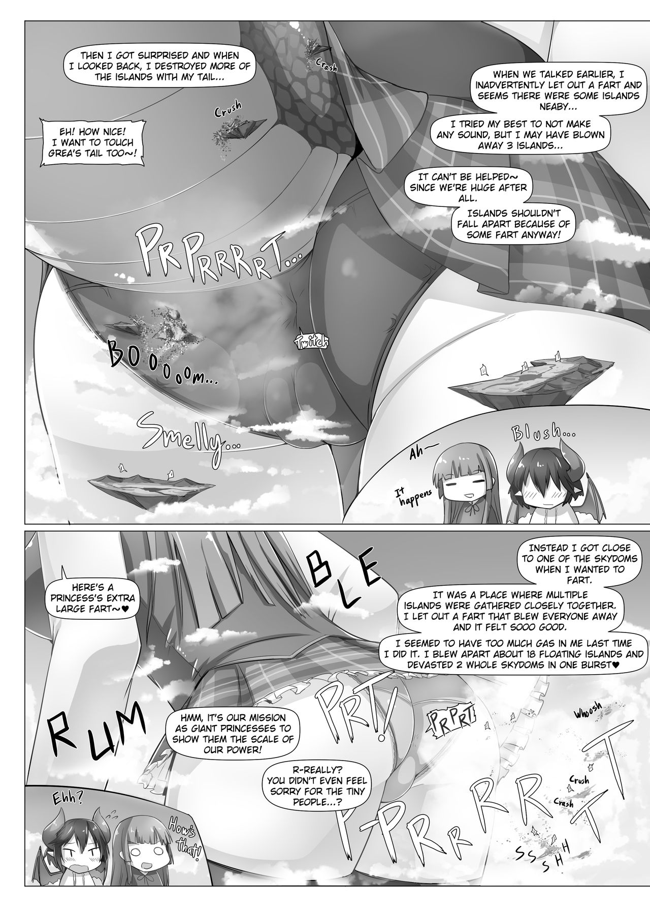 (C96) [Ochikonium (Terada Ochiko, rakiA)] Gigantic Gas Situation (Manaria Friends) [English] Bildnummer 9