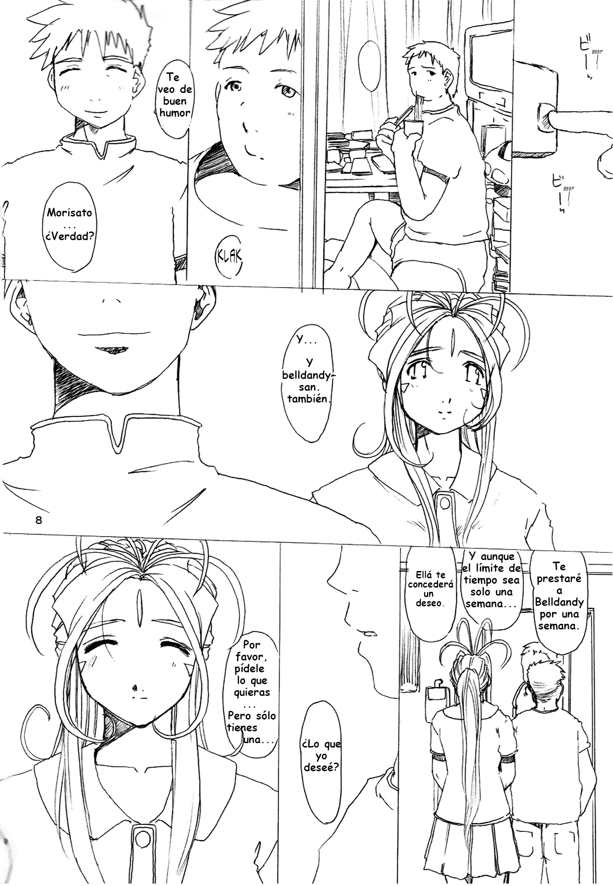 (C64) [Tenzan Factory (Tenchuumaru)] Goddess Pleasure Life (Ah! My Goddess) [Spanish] numero di immagine  7