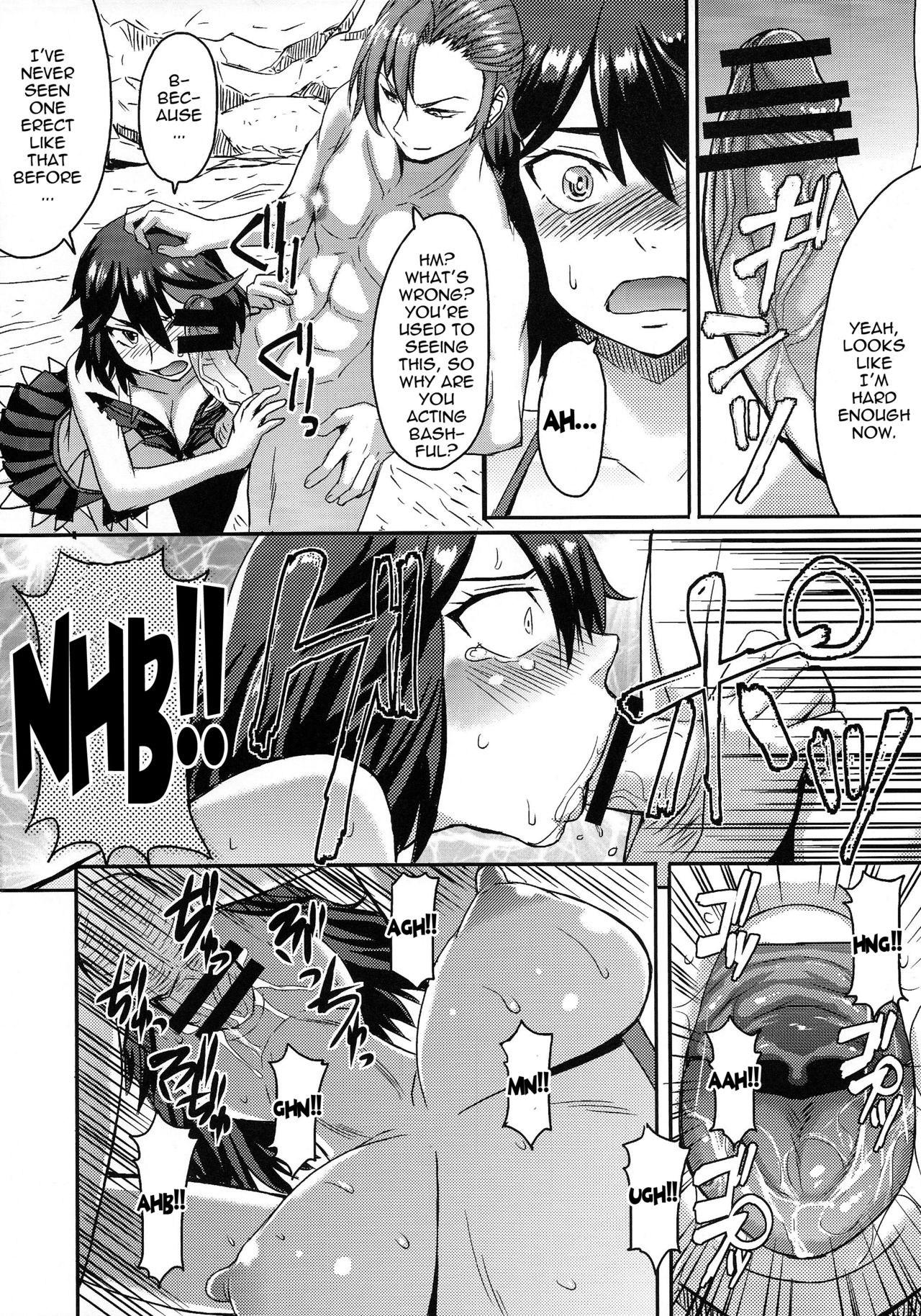 (COMIC1☆8) [Bakunyu Fullnerson (Kokuryuugan)] Oh! Girl (Kill la Kill) [English] {doujin-moe.us} 图片编号 7
