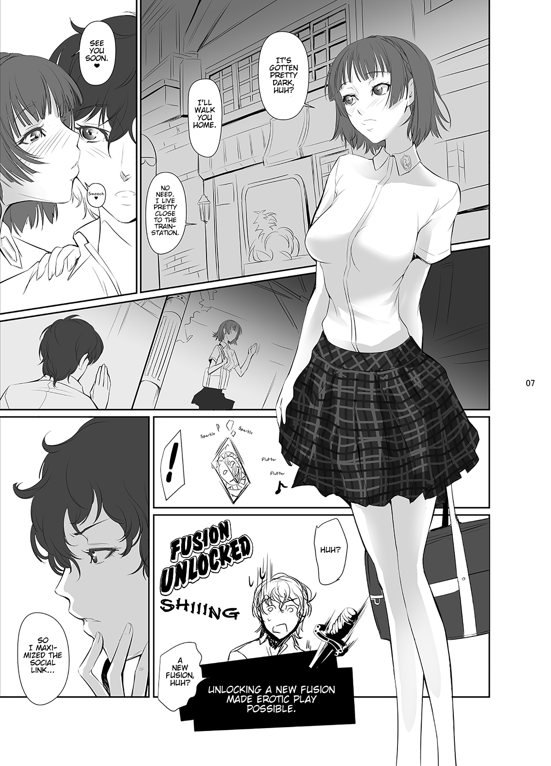 [DEX+ (Nakadera Akira)] Gattai Kaikin (Persona 5) [Digital] [English] [Loli Soul] imagen número 8