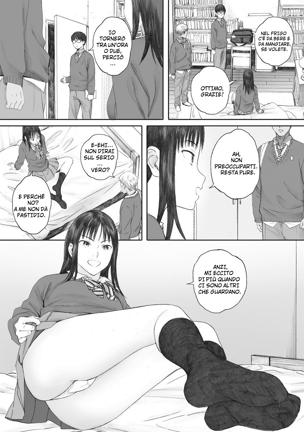 [Arai Kei] Boku wa Kanojo no Namae mo Shiranai Zenpen (Gunjo Gunzo) [Italian] [Hentai Fantasy] [Digital] numero di immagine  12