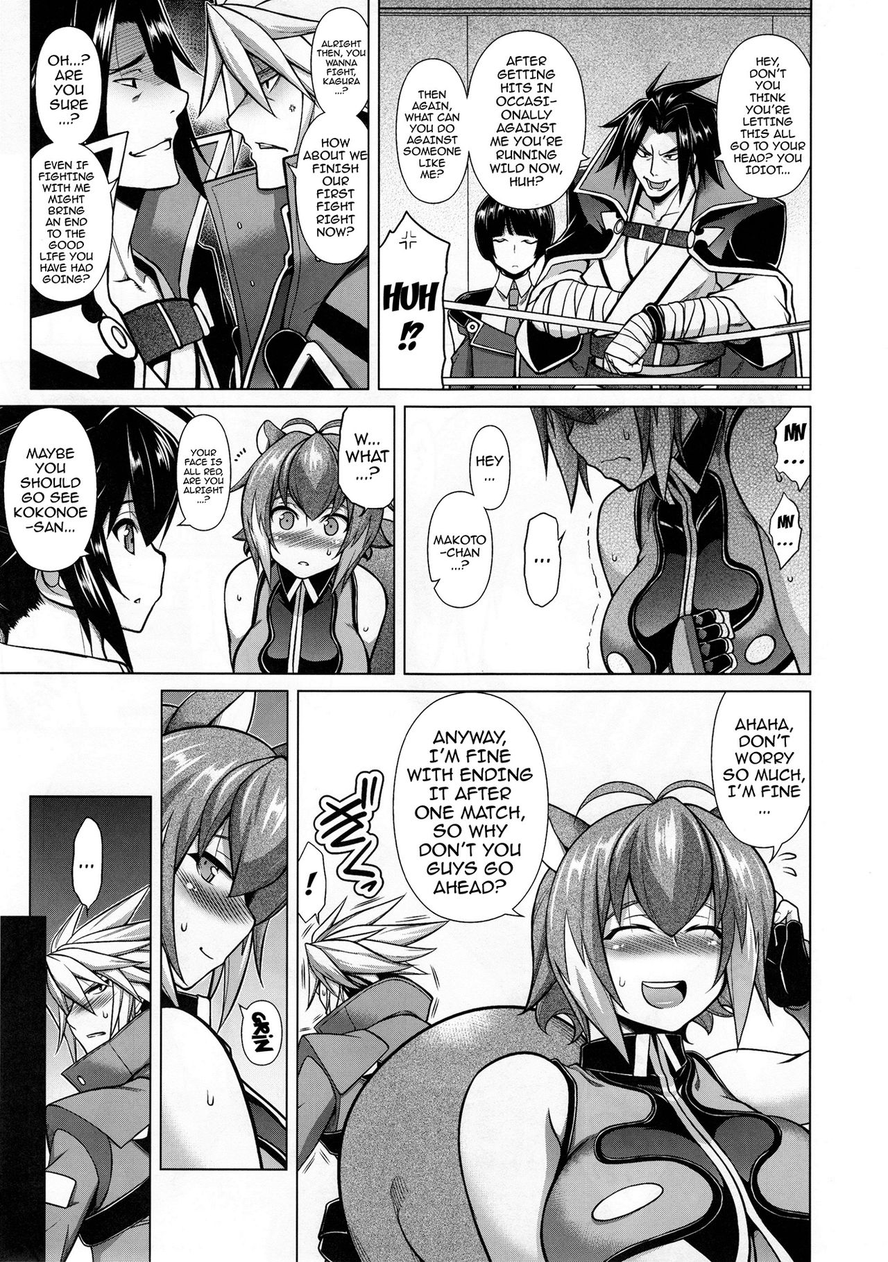 (C88) [STUDIO TIAMAT (TANABE)] BREAK BLUE MARRON SPARRING (BlazBlue) [English] {doujin-moe.us} 画像番号 4