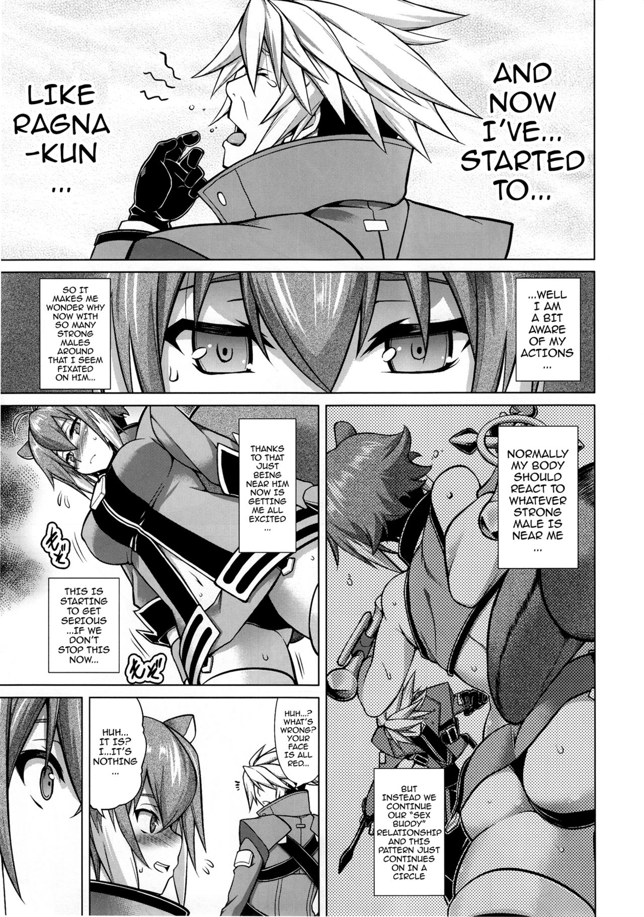 (C88) [STUDIO TIAMAT (TANABE)] BREAK BLUE MARRON SPARRING (BlazBlue) [English] {doujin-moe.us} 画像番号 14