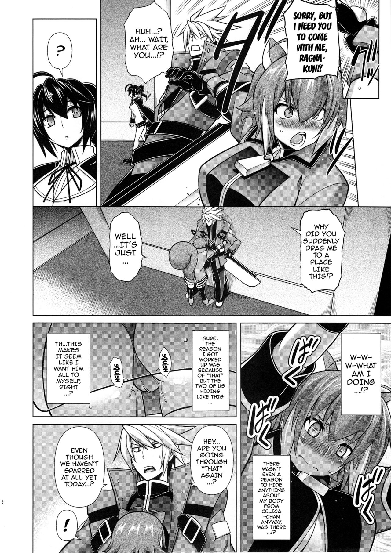 (C88) [STUDIO TIAMAT (TANABE)] BREAK BLUE MARRON SPARRING (BlazBlue) [English] {doujin-moe.us} 画像番号 15