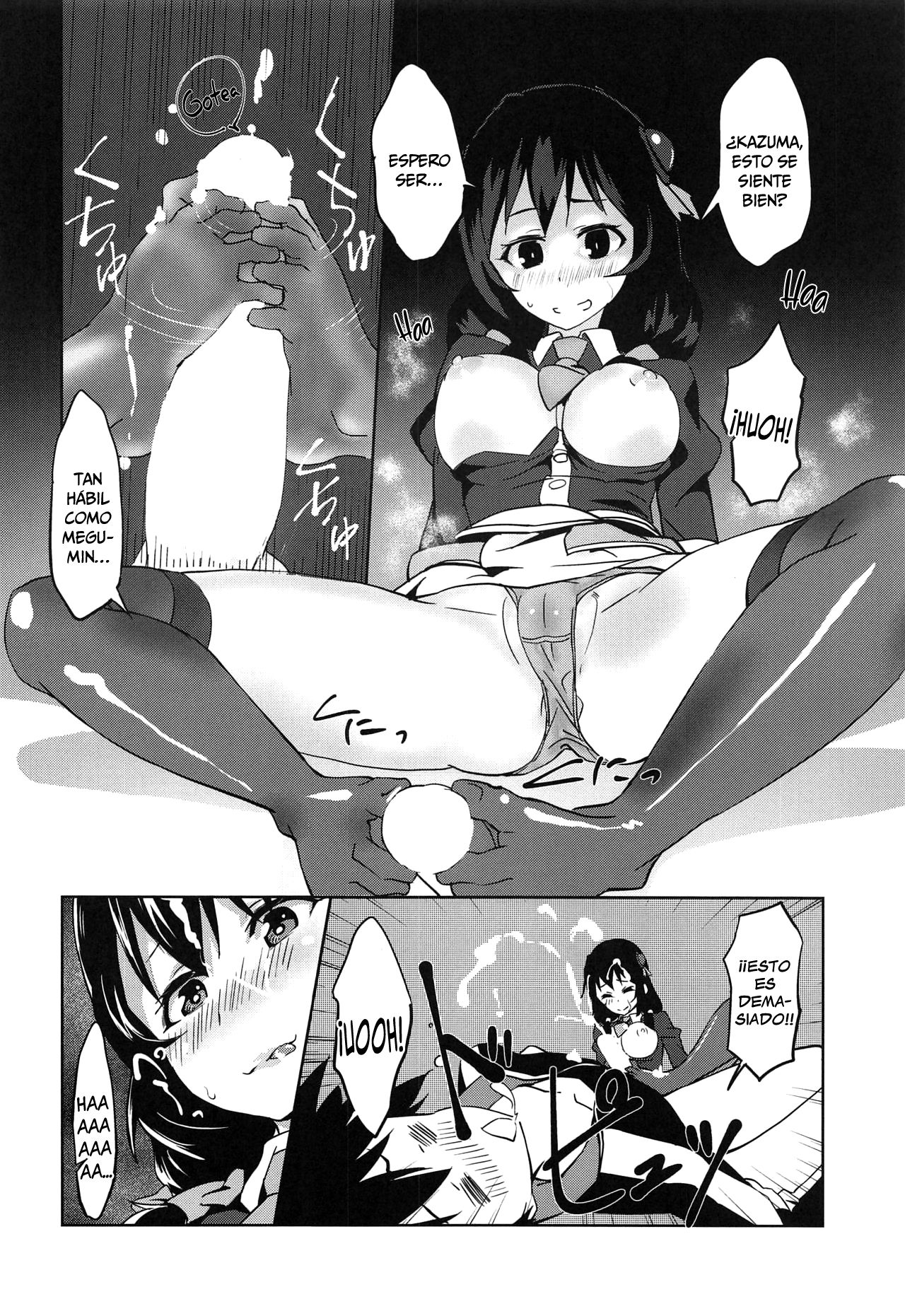 [wxpLabo (wxp)] Hitori Ecchi ni Rival o! | Teniendo Sexo con la Rival (Kono Subarashii Sekai ni Syukufuku o!) [Spanish] [Chunchunmaru Translations] image number 11