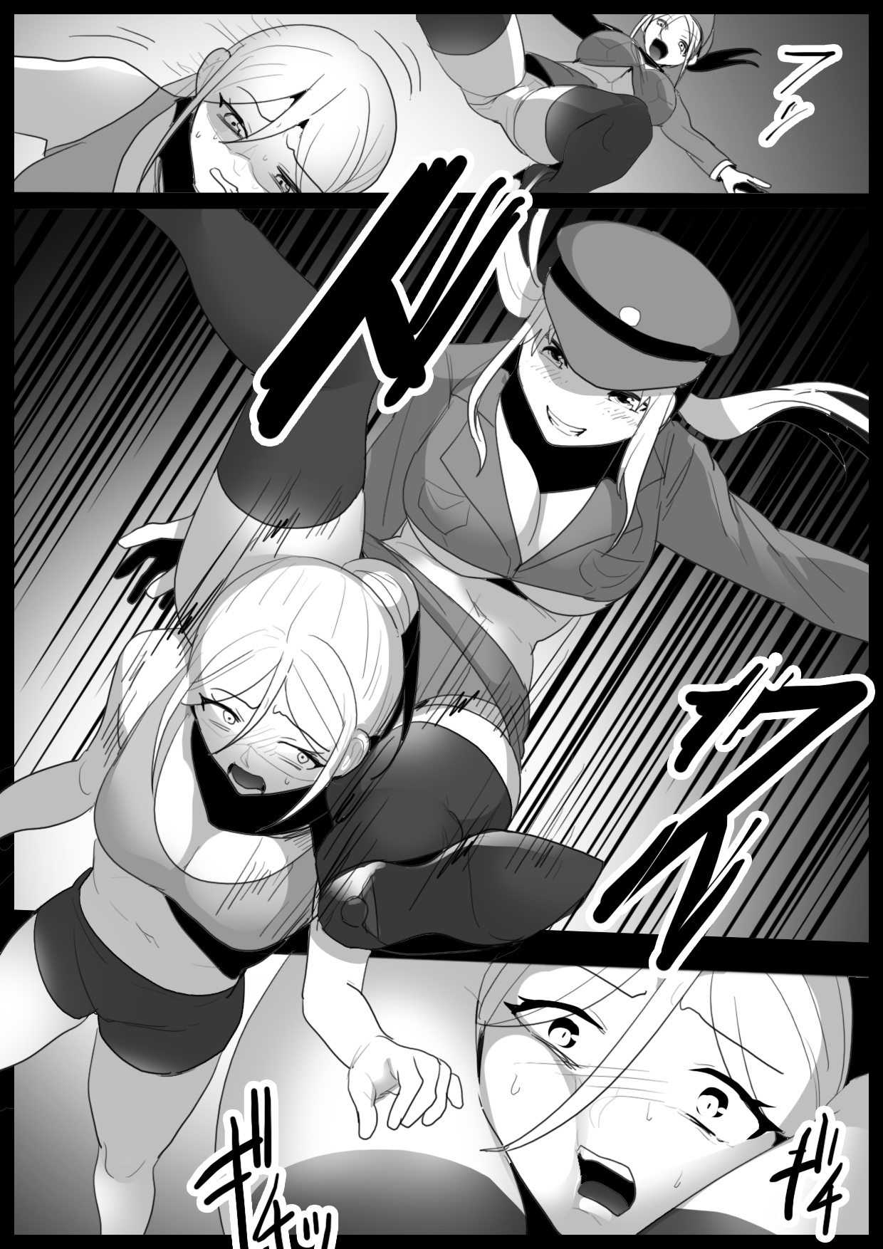 [The Nation of Head Scissors (Toppogi)] Girls Beat! Plus - Mami vs Kaela & Nana [english] 4eme image
