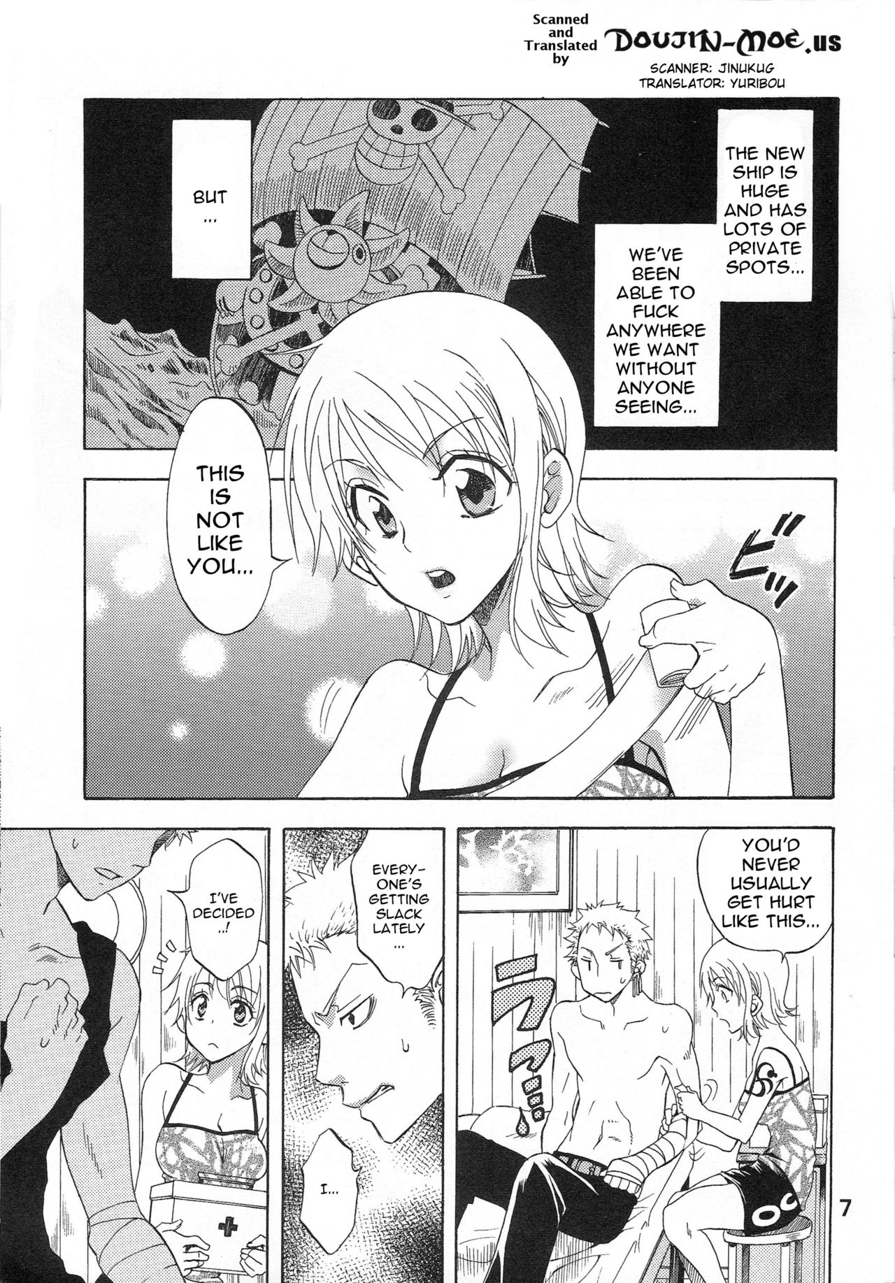 (C75) [Kurione-sha (YU-RI)] Nami-chan to A SO BO | Let's Play with Nami (One Piece) [English] {doujin-moe.us} image number 6