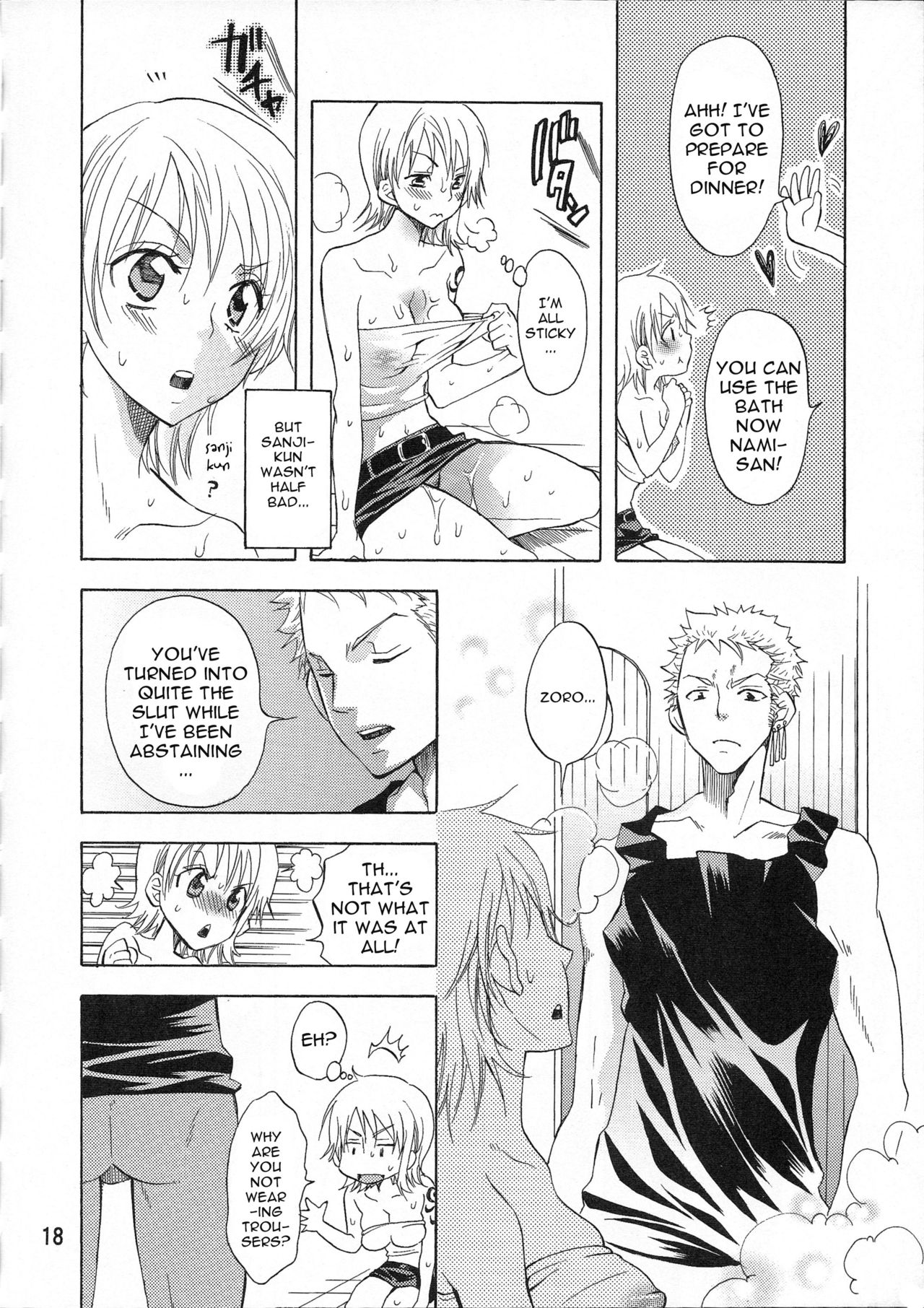 (C75) [Kurione-sha (YU-RI)] Nami-chan to A SO BO | Let's Play with Nami (One Piece) [English] {doujin-moe.us} image number 17