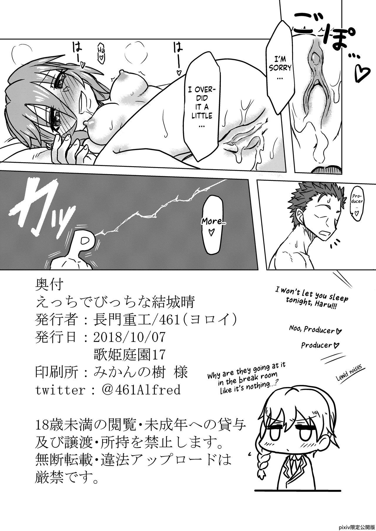 [Nagato Juukou (461)] Ecchi de Bitch na Yuuki Haru (THE IDOLM@STER CINDERELLA GIRLS) [Digital] [English] [Kinsei Translations] image number 17