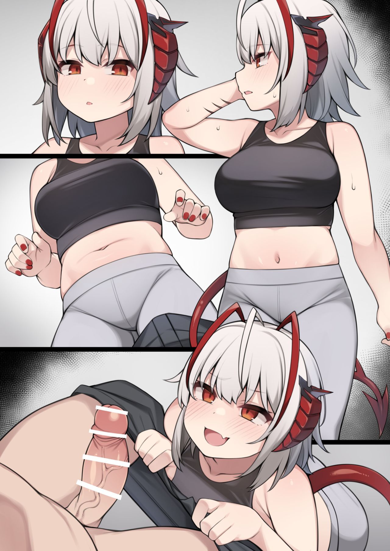 [Moo] Yasashii W ni Gyaku Rape Sareru Mousou E | An Illustration Depicting the Fantasy of Being Reverse-Raped by a Kind W (Arknights) [English] [Thirteen] 画像番号 7