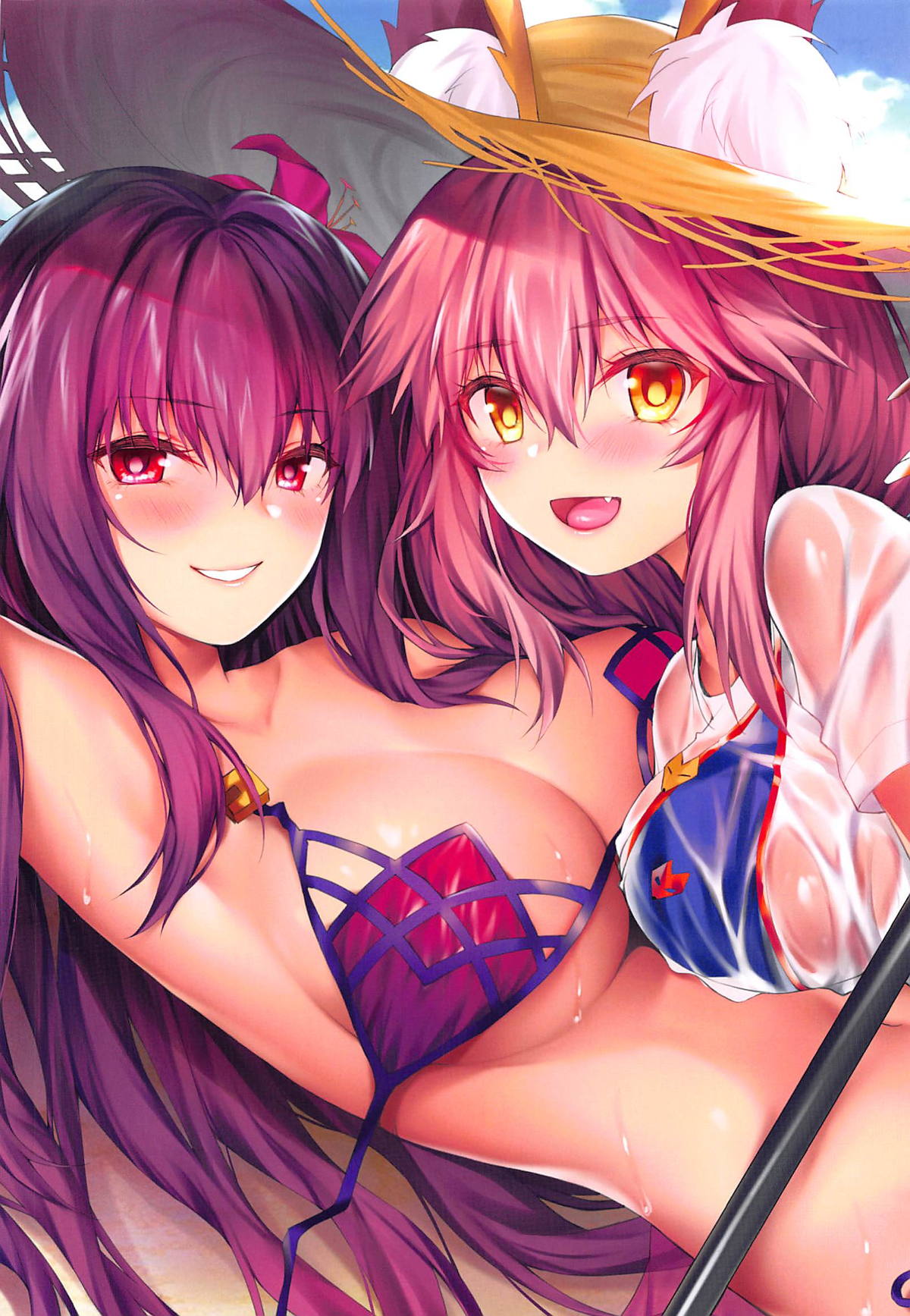(C94) [Moe Hime Rengou (xin, obiwan)] FGO Carnival 17 - Reiju Kaitaku Tokimeki Summer Vacances (Fate/Grand Order) [French] [Northface] numero di immagine  3