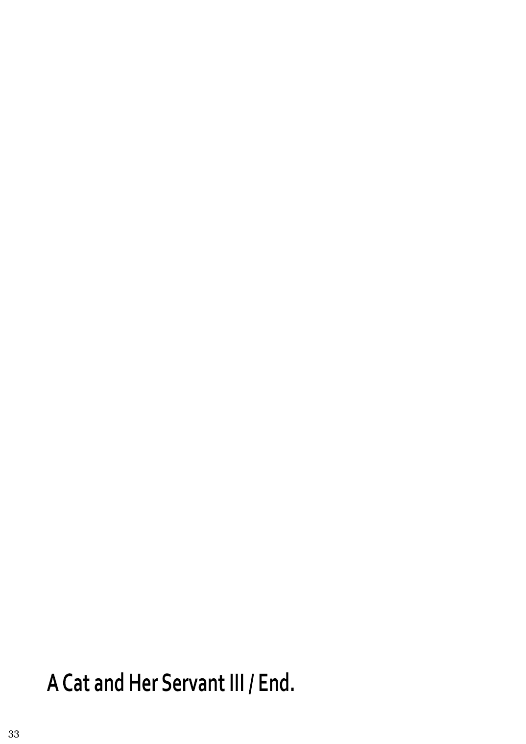 [Digital Flyer (Oota Yuuichi)] Neko to Geboku II | A Cat and Her Servant II [English] [zack#8415] [Digital] Bildnummer 32