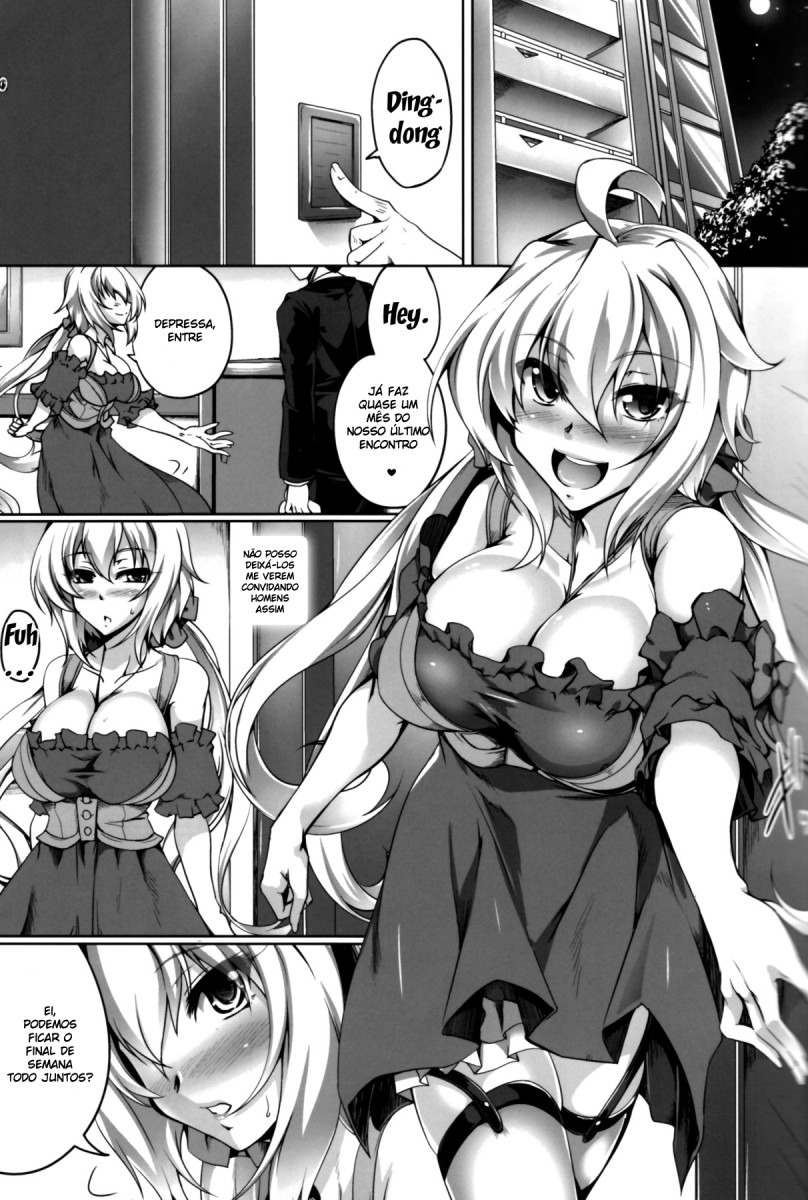 (C92) [Kanten Jigenryuu (Kanten)] Bunny na Chris-chan no Bukkake Milk Party (Senki Zesshou Symphogear) [Portuguese-BR] 2eme image