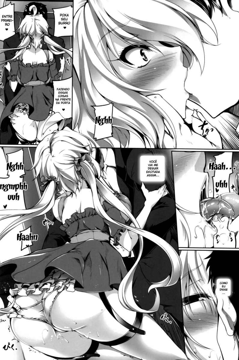 (C92) [Kanten Jigenryuu (Kanten)] Bunny na Chris-chan no Bukkake Milk Party (Senki Zesshou Symphogear) [Portuguese-BR] 3eme image