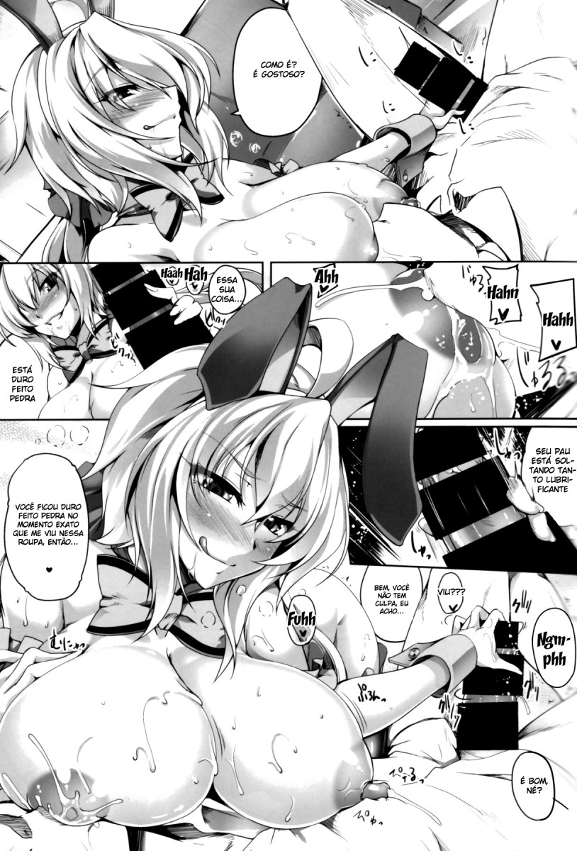 (C92) [Kanten Jigenryuu (Kanten)] Bunny na Chris-chan no Bukkake Milk Party (Senki Zesshou Symphogear) [Portuguese-BR] 10eme image