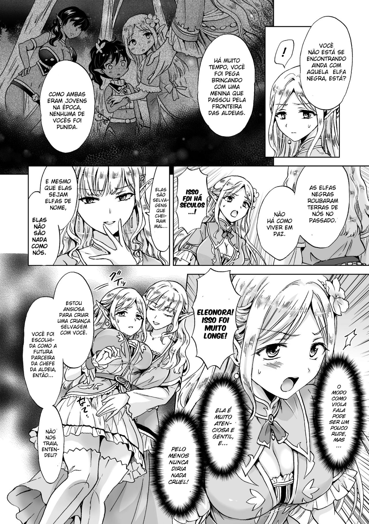 [Mira] elf ~Tsuki no Mahou~ | Elf ~Magic of the Moon~ (2D Comic Magazine Yuri Ninshin Vol. 3) [Portuguese-BR] [Teimon] [Digital] изображение № 8