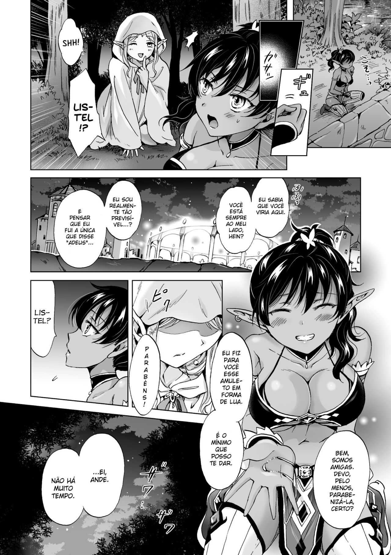 [Mira] elf ~Tsuki no Mahou~ | Elf ~Magic of the Moon~ (2D Comic Magazine Yuri Ninshin Vol. 3) [Portuguese-BR] [Teimon] [Digital] изображение № 10