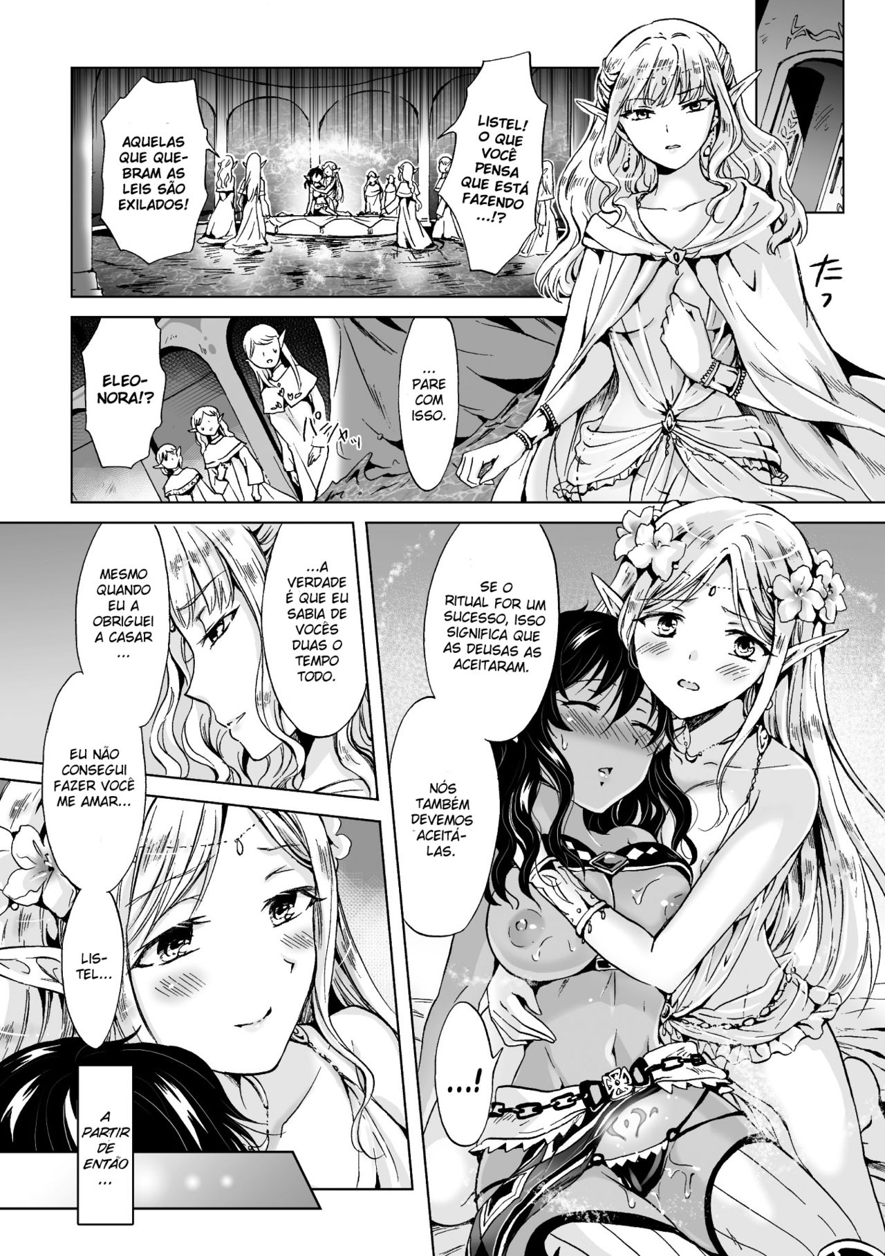 [Mira] elf ~Tsuki no Mahou~ | Elf ~Magic of the Moon~ (2D Comic Magazine Yuri Ninshin Vol. 3) [Portuguese-BR] [Teimon] [Digital] изображение № 23