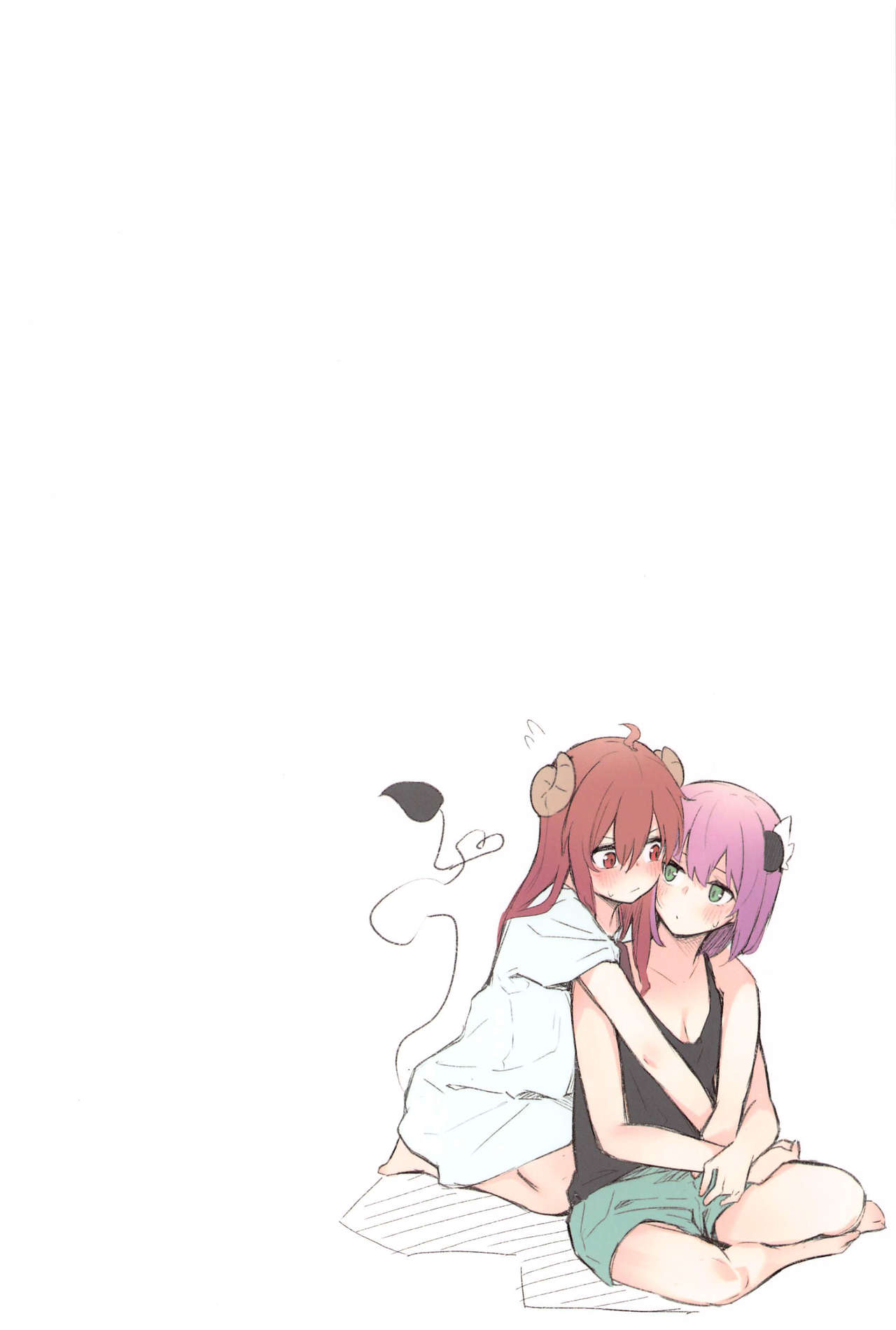 [Bochi Bochi no Ki (Borusiti)] Mazoku no usui Sho (Machikado Mazoku) [Chinese] [漢化工房BOKI組] 36eme image