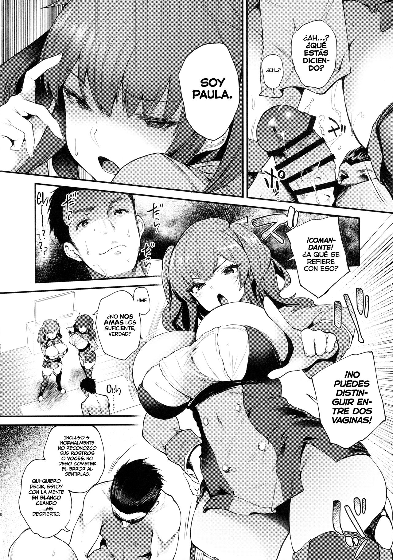 (Mega Akihabara Doujinsai 3) [Mata Ashita. (Oohira Sunset)] Migi ga Pola de Hidari ga Zara de? | ¿Paula a la Derecha y Zara a la Izquierda? (Azur Lane) [Spanish] [EromegameTT y Mister Nugget] image number 8