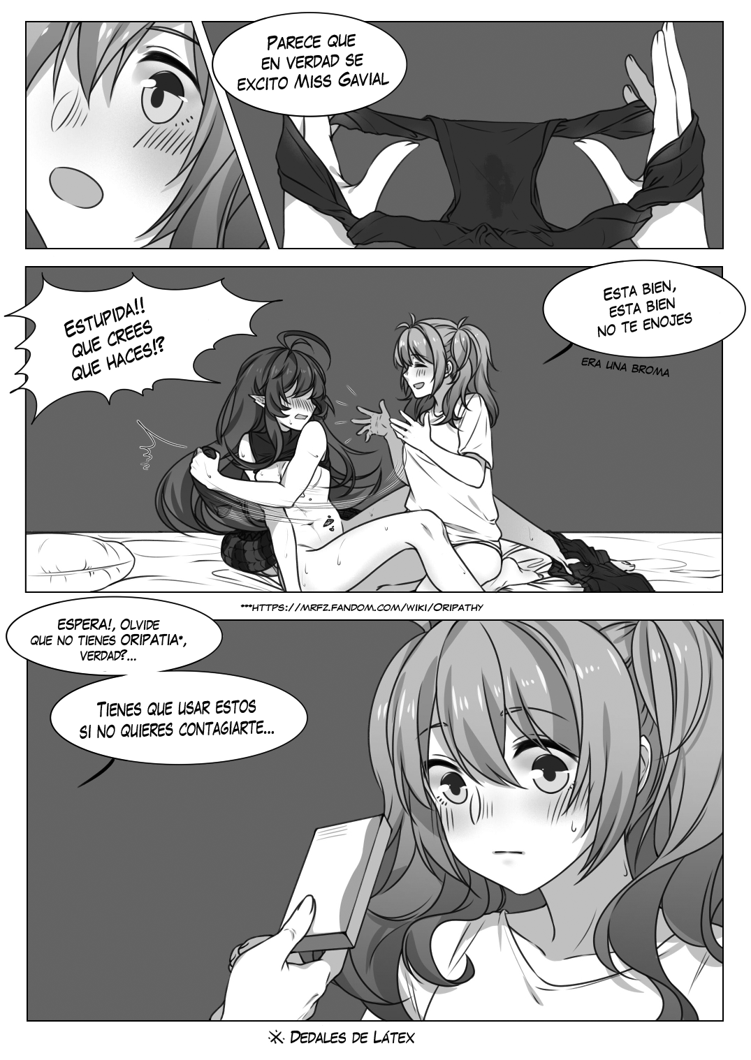 [黙子] Will max trust Gavial deny me if I ask for a quickie? (Arknights) [Spanish] [otakurinos.group] 图片编号 12