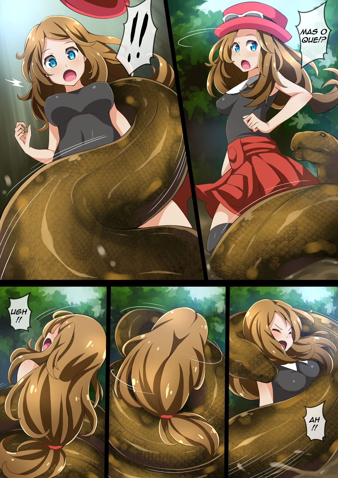 [Mist Night (Co_Ma)] O Inferno De Ser Engolida (Serena VS Anaconda) (Pokémon) [PT-BR] 画像番号 3