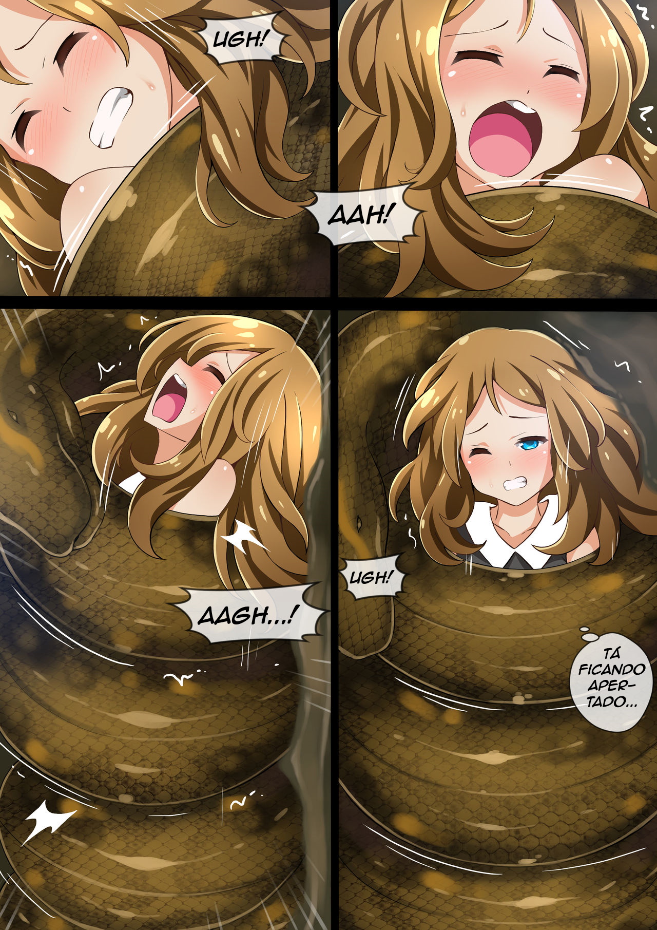 [Mist Night (Co_Ma)] O Inferno De Ser Engolida (Serena VS Anaconda) (Pokémon) [PT-BR] 画像番号 5