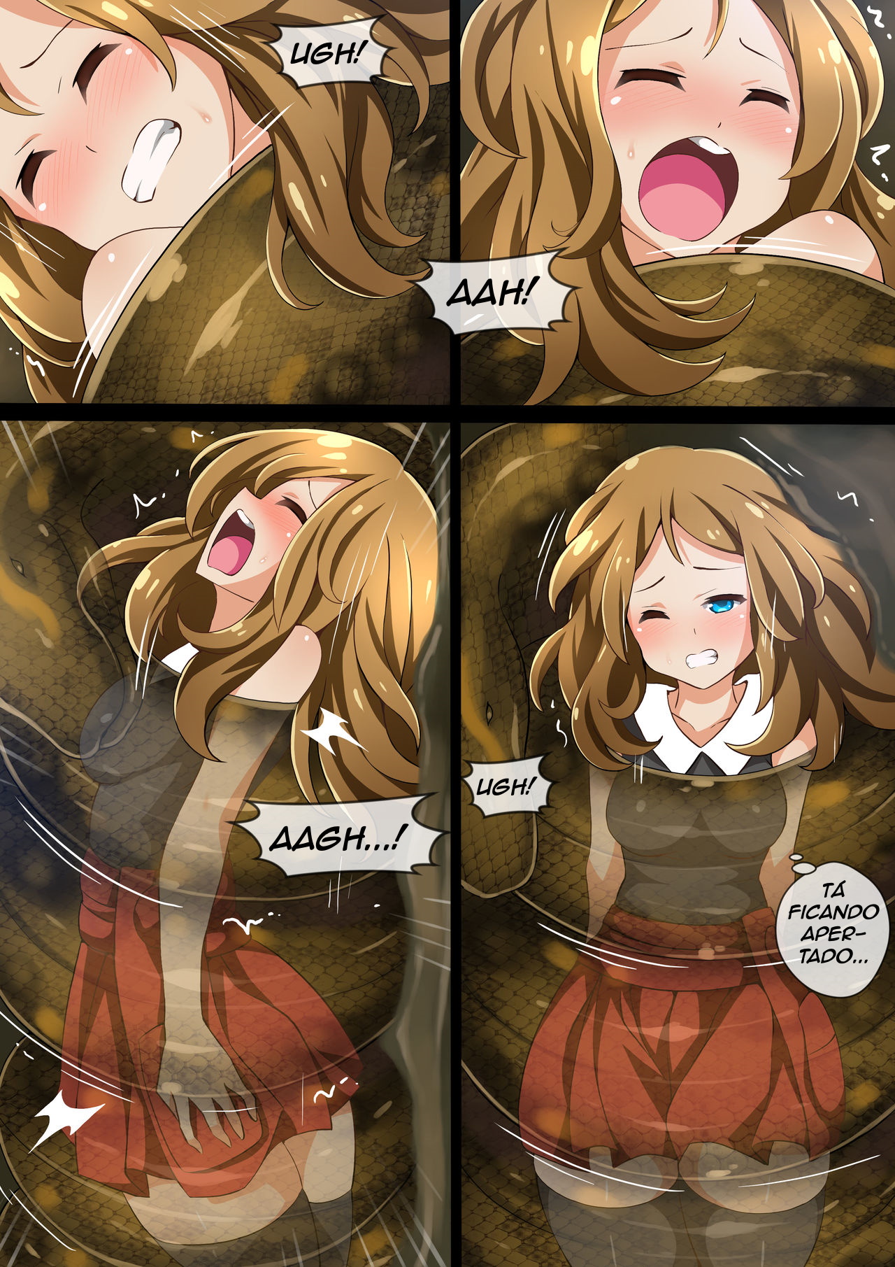 [Mist Night (Co_Ma)] O Inferno De Ser Engolida (Serena VS Anaconda) (Pokémon) [PT-BR] 画像番号 6