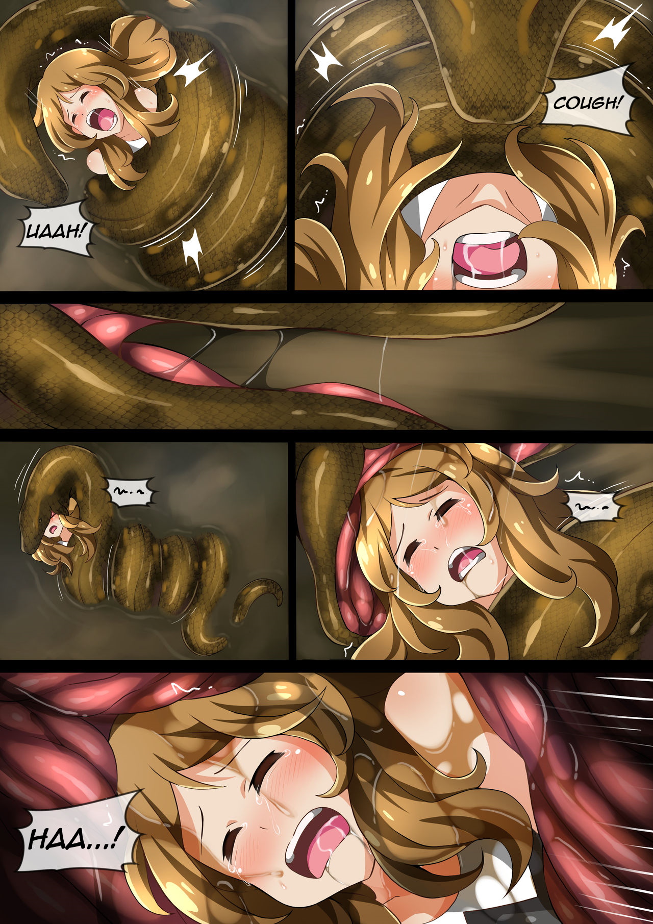 [Mist Night (Co_Ma)] O Inferno De Ser Engolida (Serena VS Anaconda) (Pokémon) [PT-BR] 画像番号 9