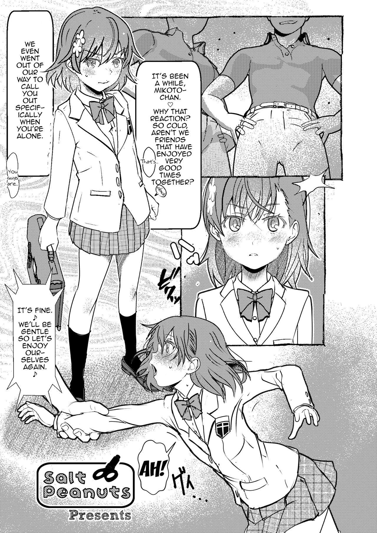 [Salt Peanuts (Niea)] SKB vol.3 Mikoto Side (Toaru Kagaku no Railgun) [English] [MrBubbles] [Digital] image number 2